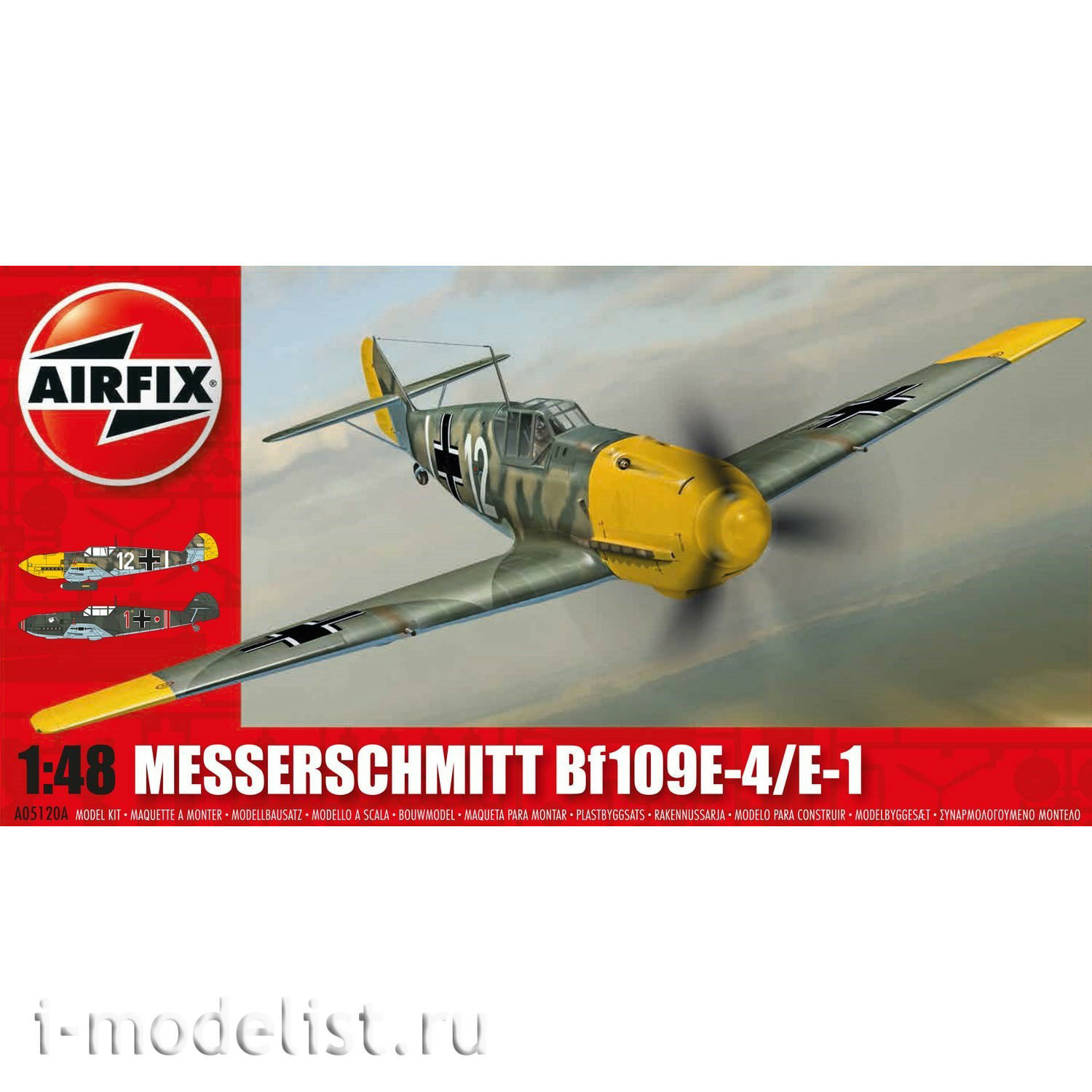 05120A Airfix 1/48 Messerschmitt Bf109E-4/E-1 Aircraft