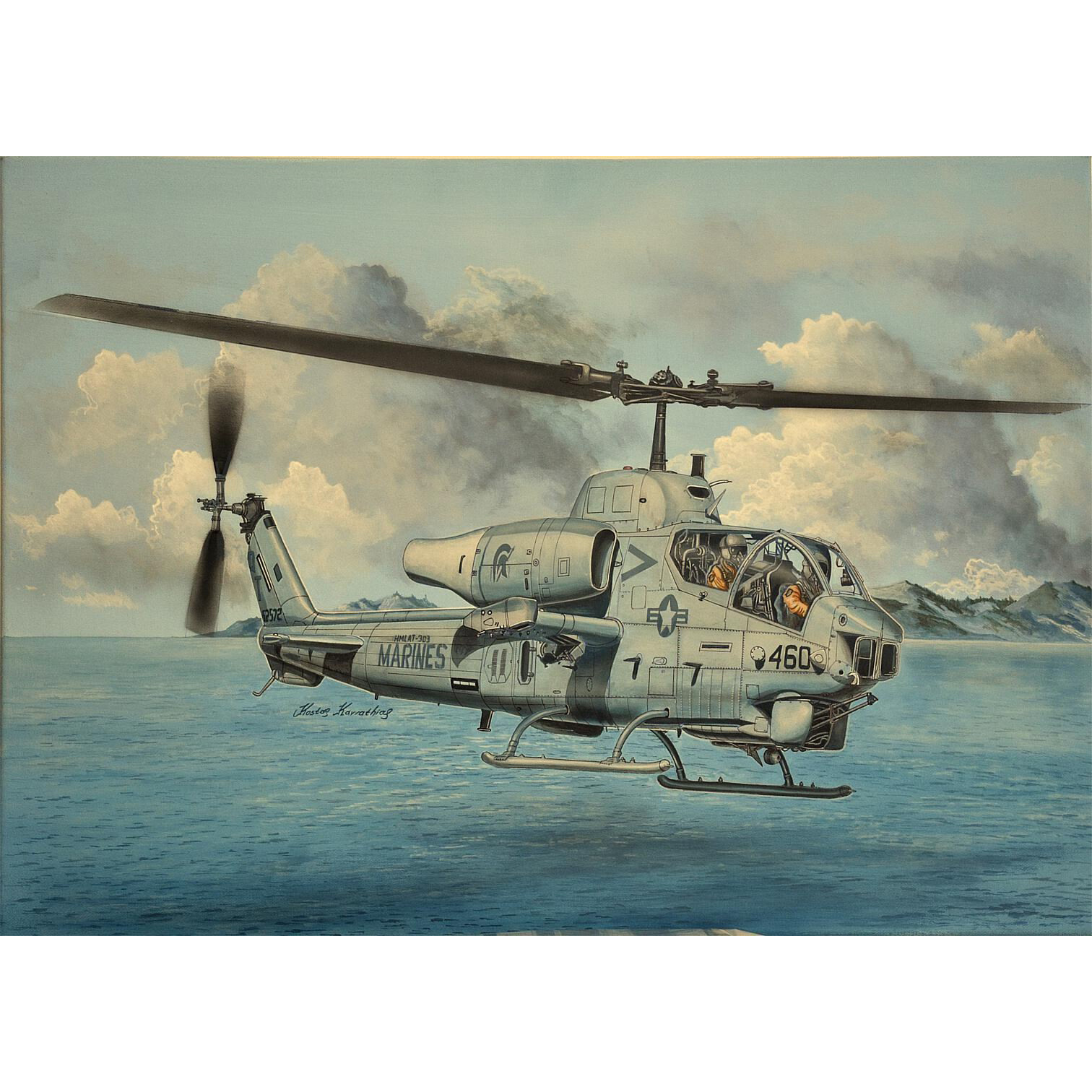 05117 Т$ач 1/35 Американский боевой вертолёт AH-1W Super Cobra (Turned Exhaust)