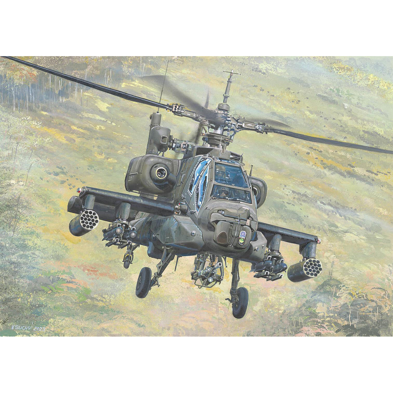 05115 Т$ач 1/35 Вертолёт AH-64A Apache (поздний)