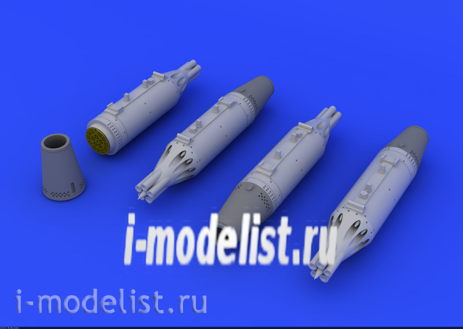 672189 Eduard 1/72 Kit UB-16 rocket launchers for MiG-21