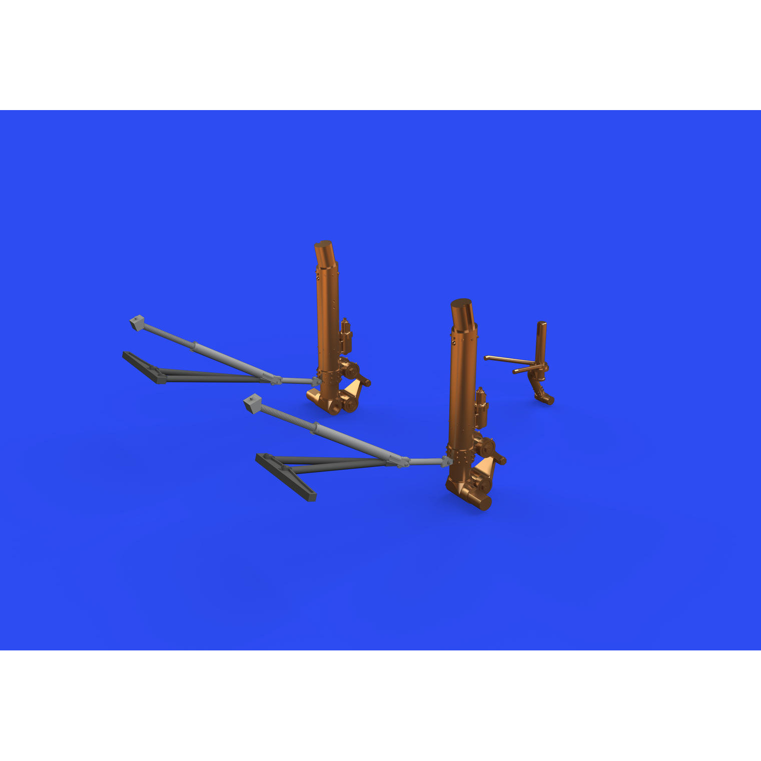 648632 Eduard 1/48 Add-on Kit for B-17F Bronze Landing Gear
