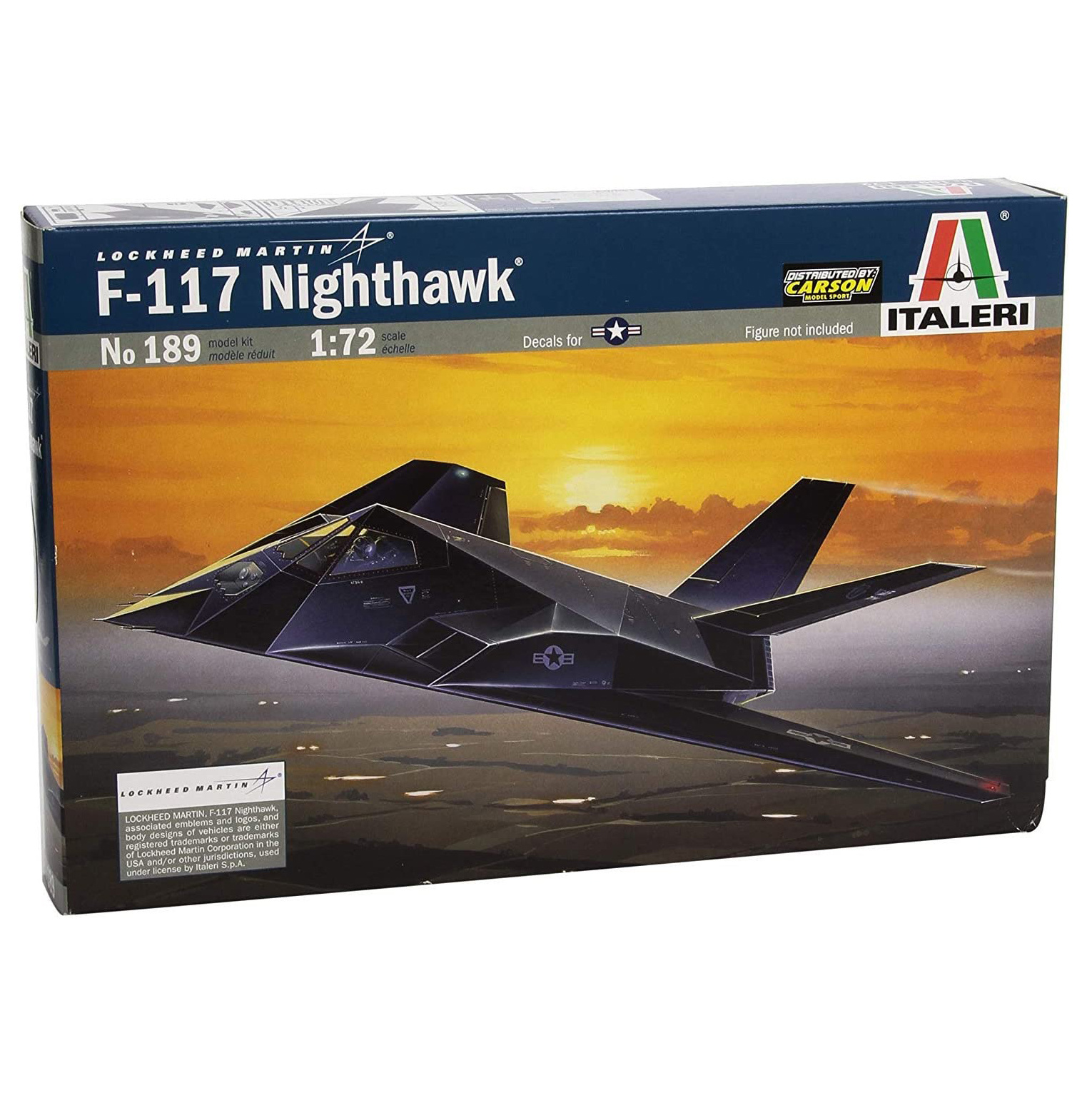 0189 Italeri 1/72 F-117A Nighthawk