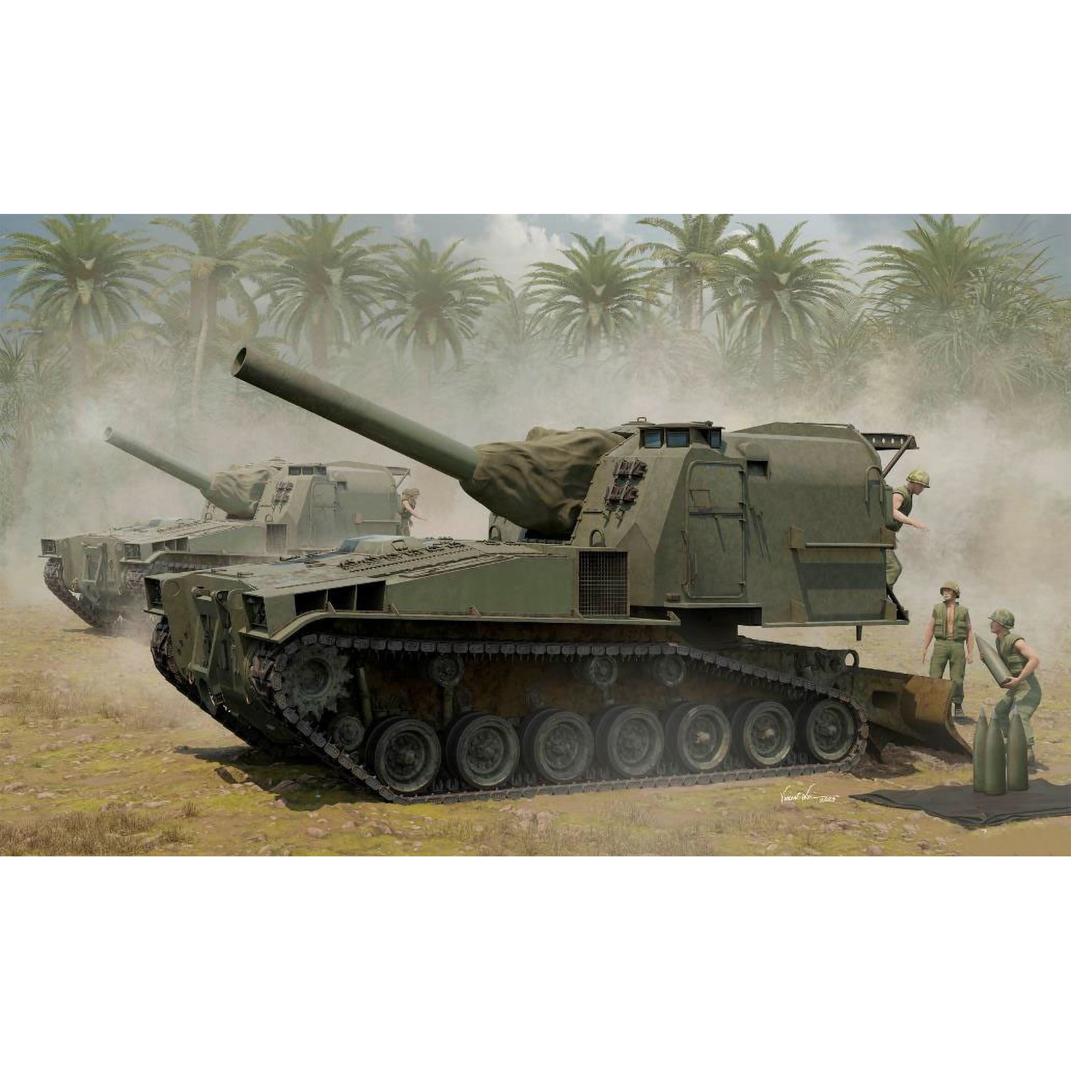 63548 I Love Kit 1/35 M55 Self-propelled Howitzer with 203mm Cannon