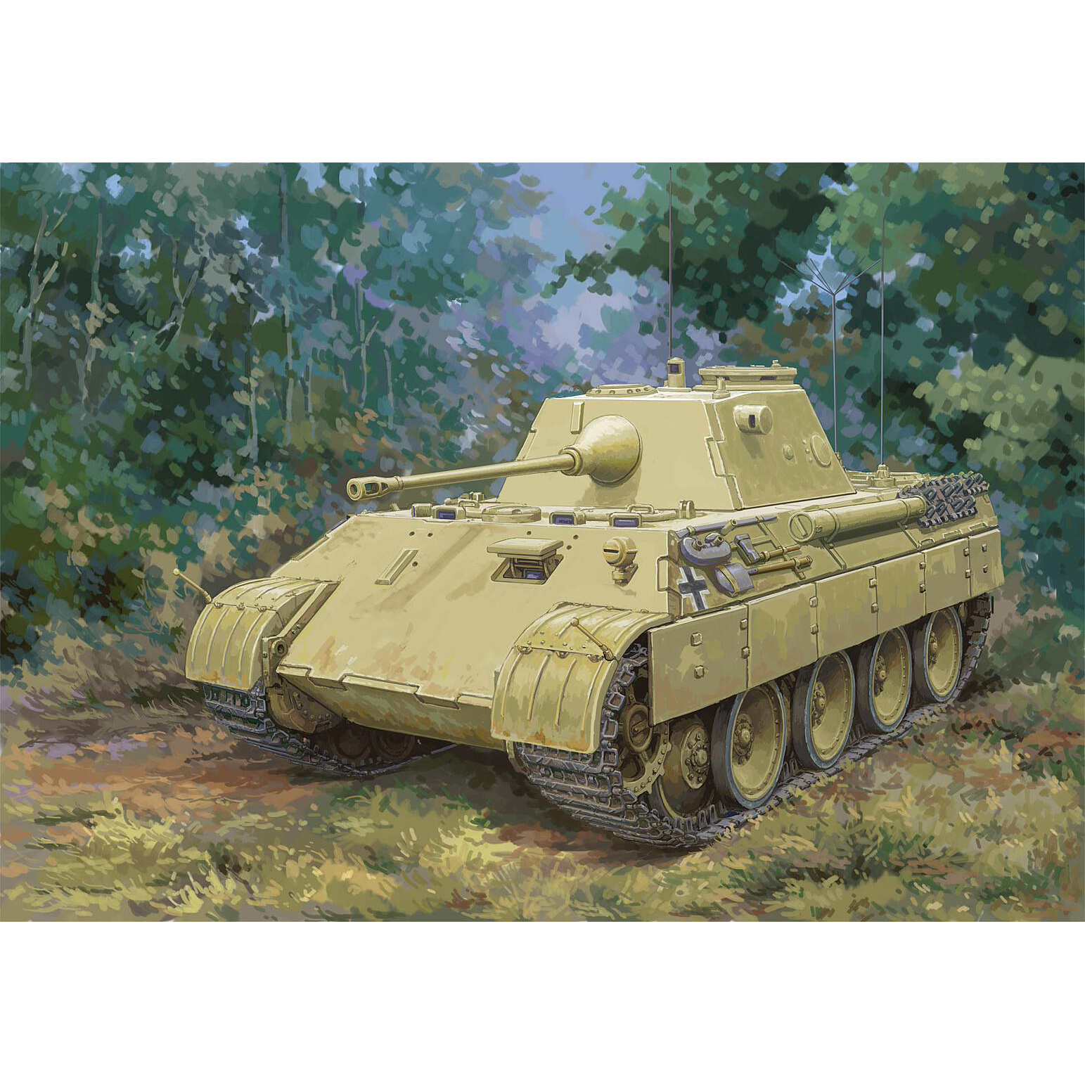 84831 Hobbyboss 1/48 Notмецкий танк PzBeobWg V Ausf.A