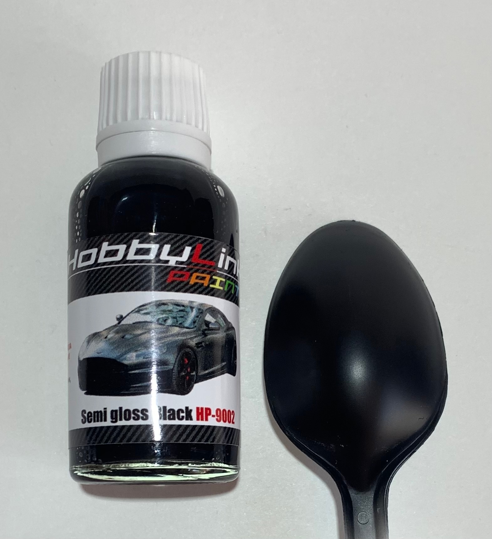 HP-9002 HobbyLink Краска Semi gloss Black 