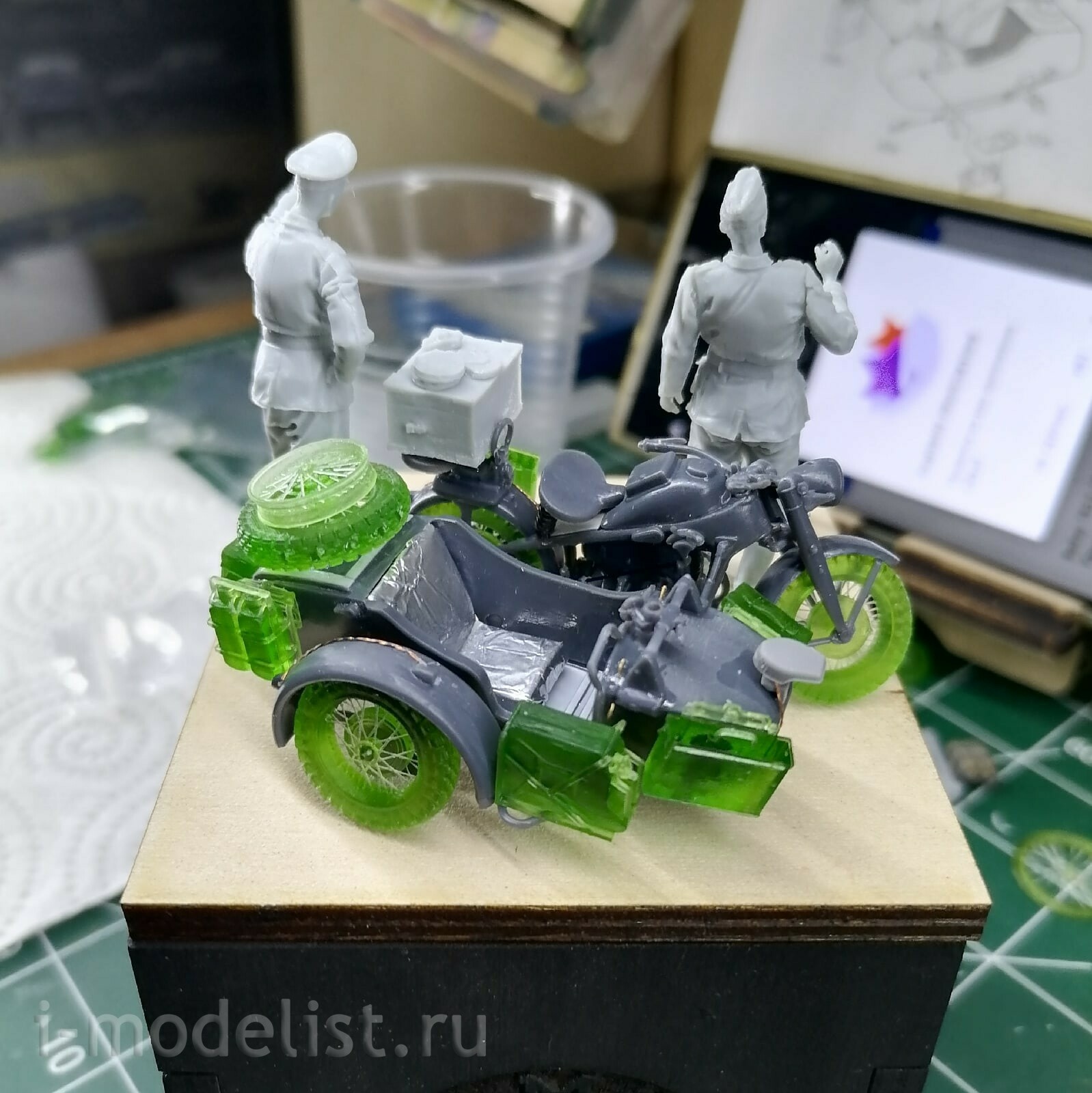 DMS-35015 ДМС 1/35 Комплект колёс для мfromоцикла Кс750