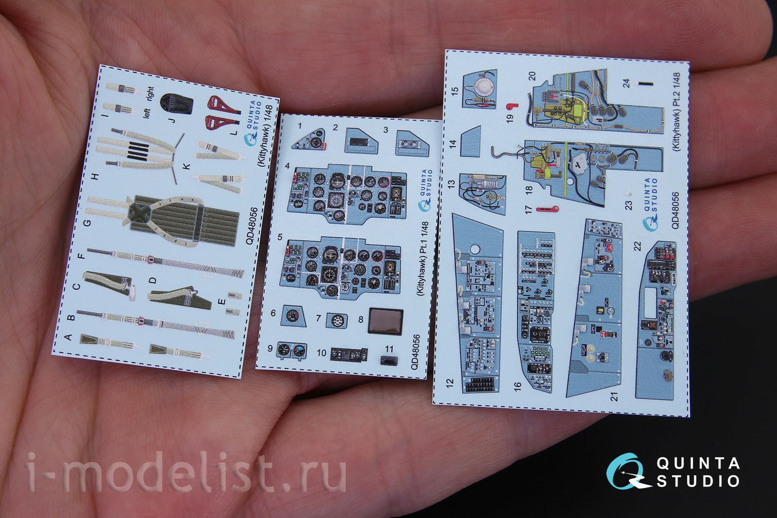 QD48056 Quinta Studio 1/48 3D Decal Cabin Interior Sukhoi-17M4/22M4 (for KittyHawk model)