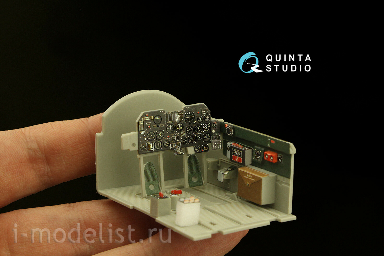 QD32148 Quinta Studio 1/32 3D Cabin Interior Decal P-47D Thunderbolt Bubbletop Early (Trumpeter)