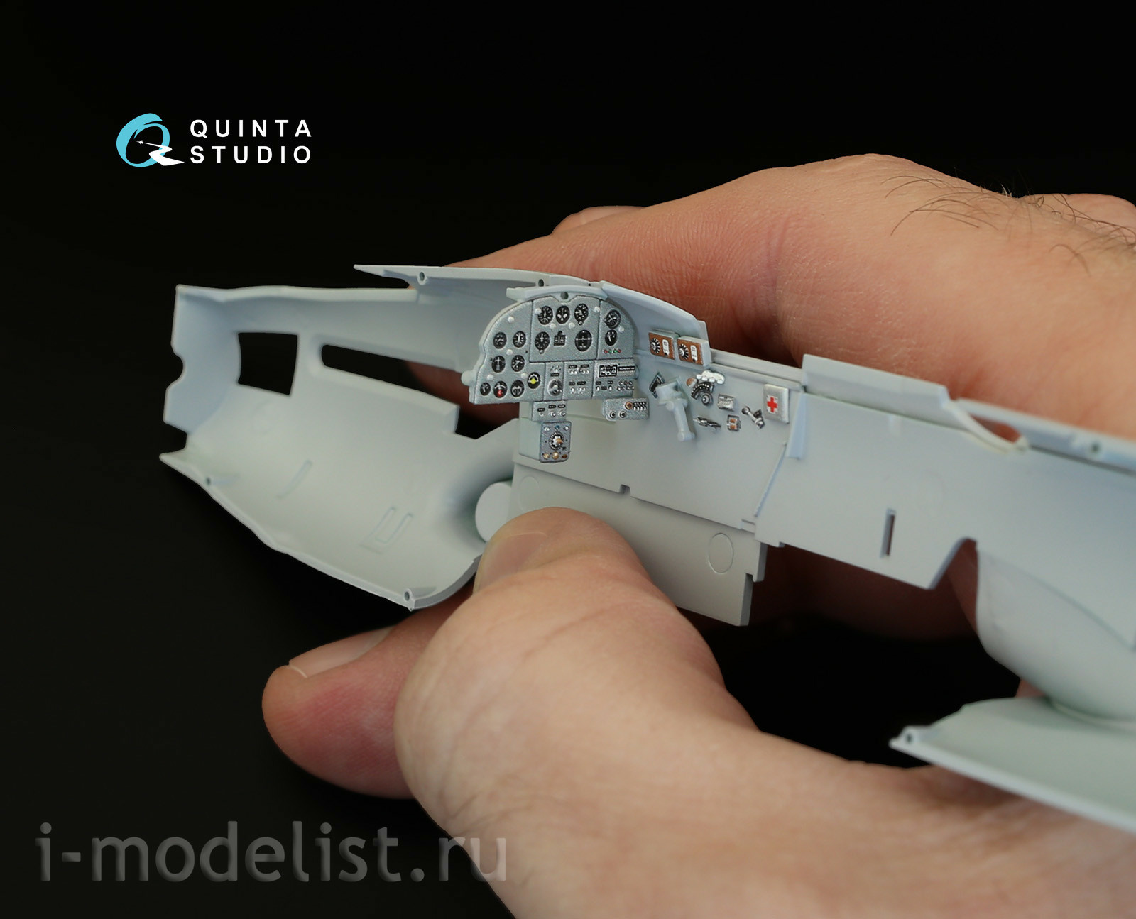 QD48072 Quinta Studio 3D Decal 1/48 of the interior cabin of the IL-2 single (Zvezda)