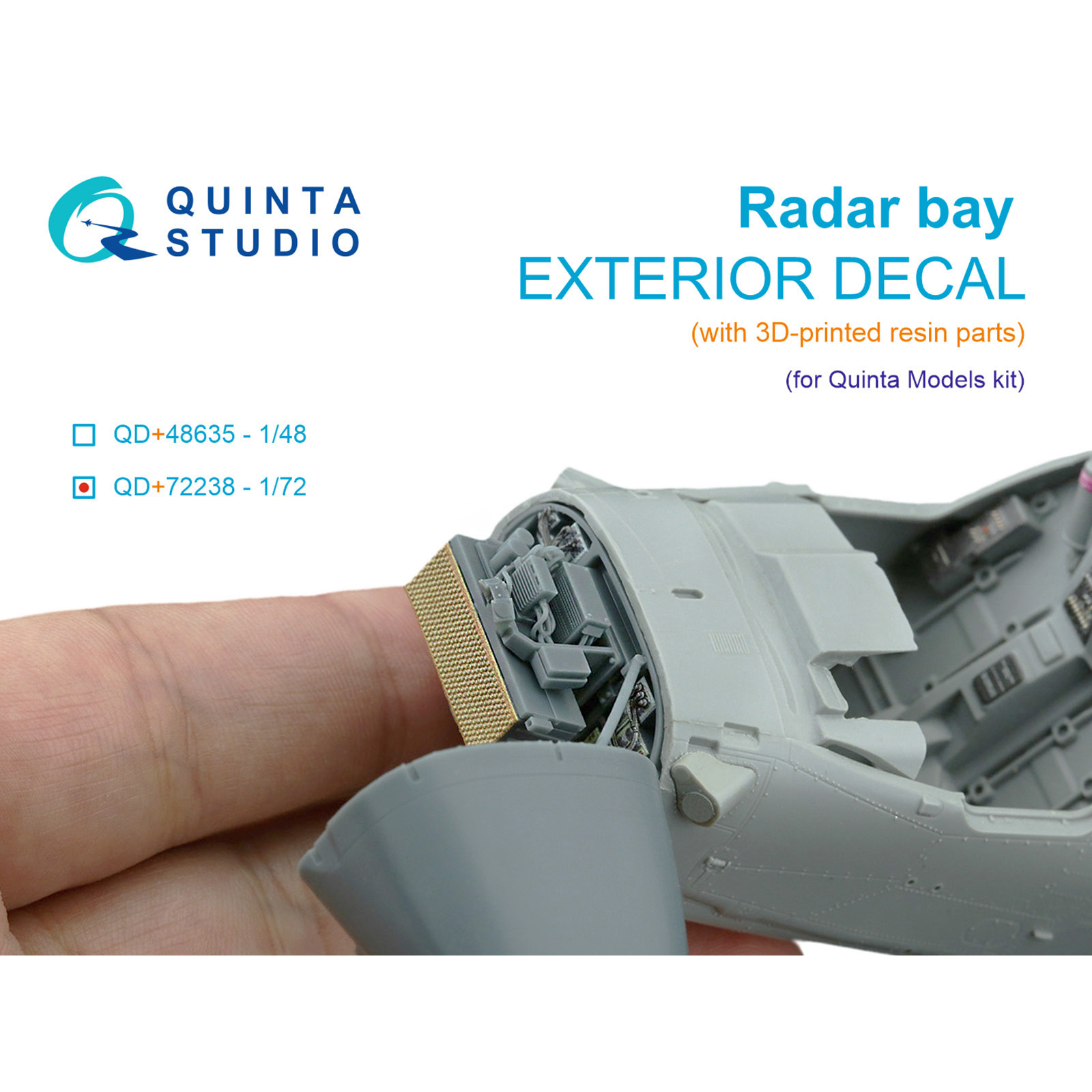 QD+72238 Quinta Studio 1/72 Радарный fromсек для K-52М (Quinta Models) (с 3D-печатными деталями)