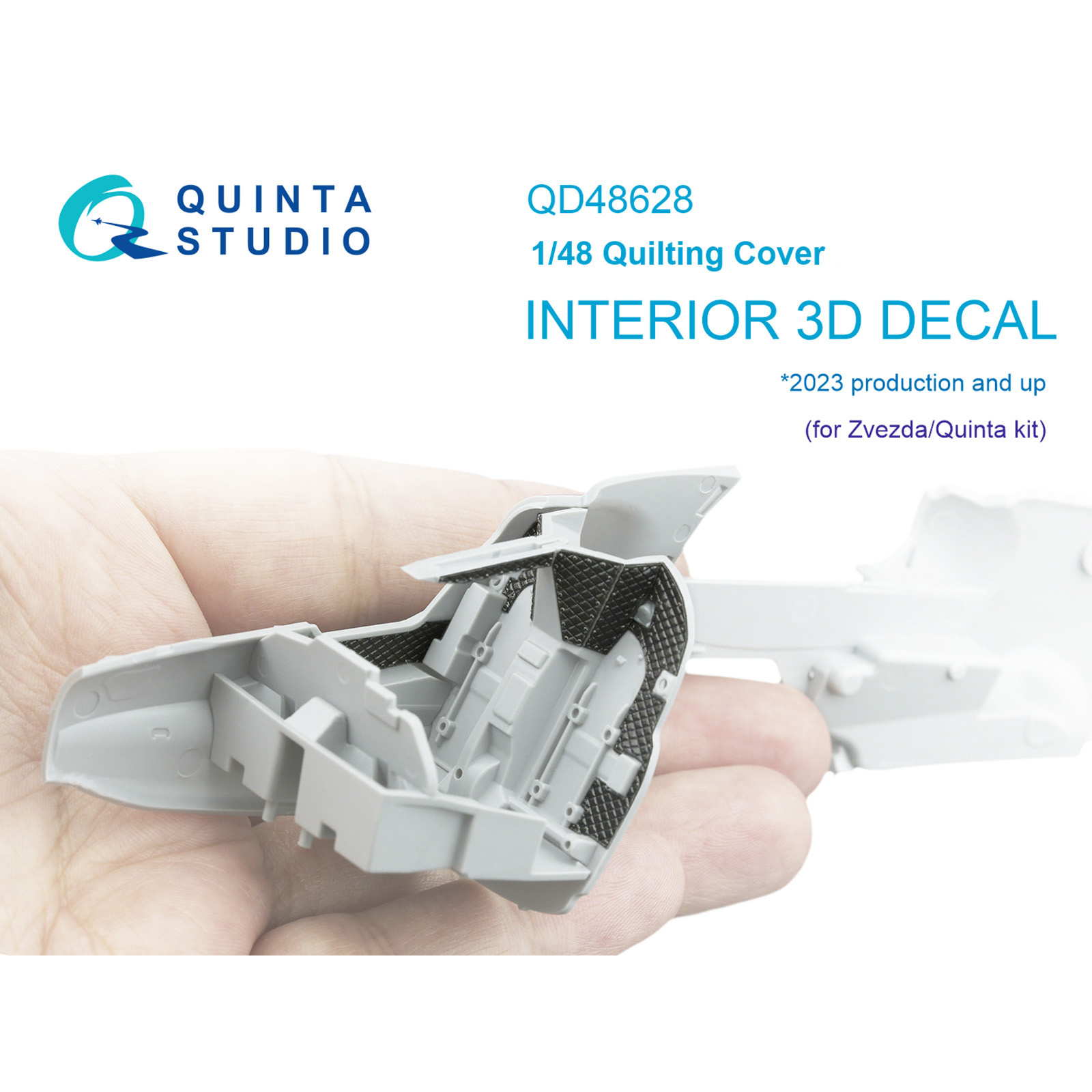 QD48628 Quinta Studio 1/48 Стеганая обивка кабины для Ка-52/52М (Zvezda/Quinta Models)