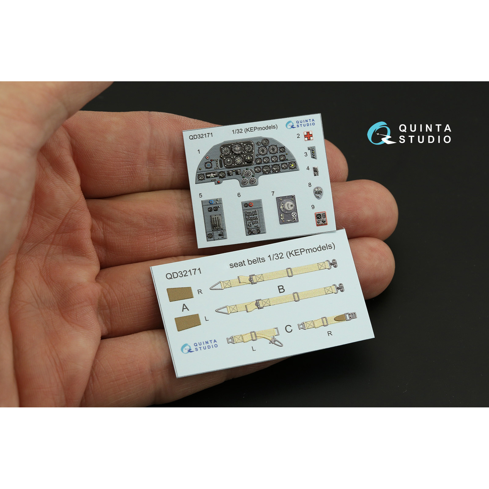 QD32171 Quinta Studio 1/32 3D Cabin Interior Decal MiGG-9 (KEPmodels)	