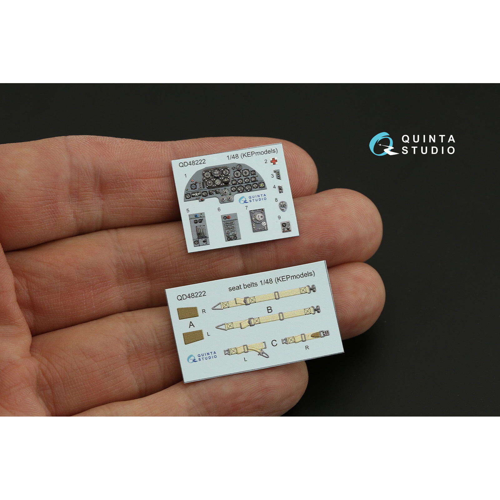 QD48222 Quinta Studio 1/48 3D Cabin Interior Decal MiGG-9 (KEPmodels)