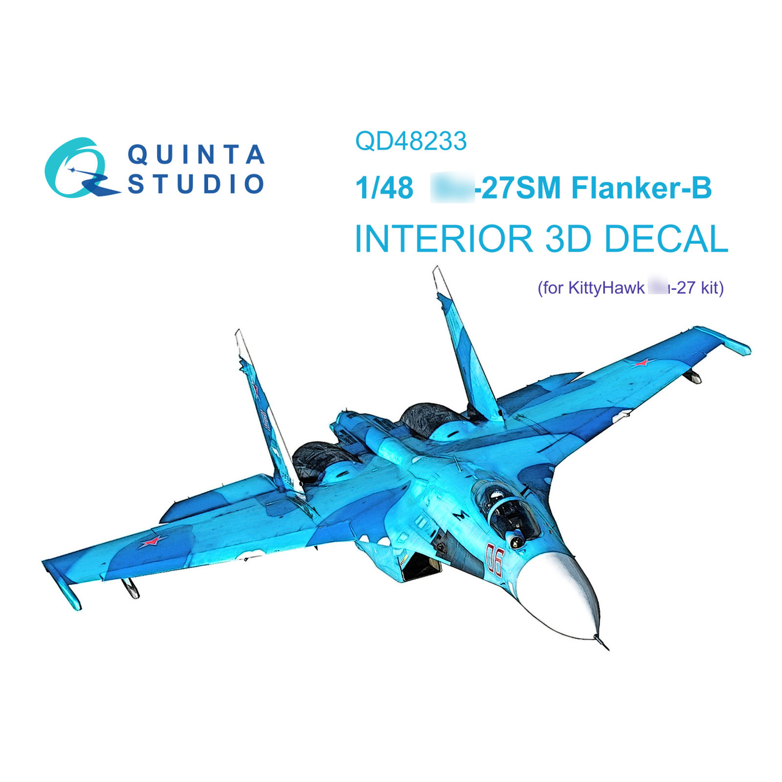 QD48233 Quinta Studio 1/48 3D Decal Cabin Interior С-27CM (KittyHawk)