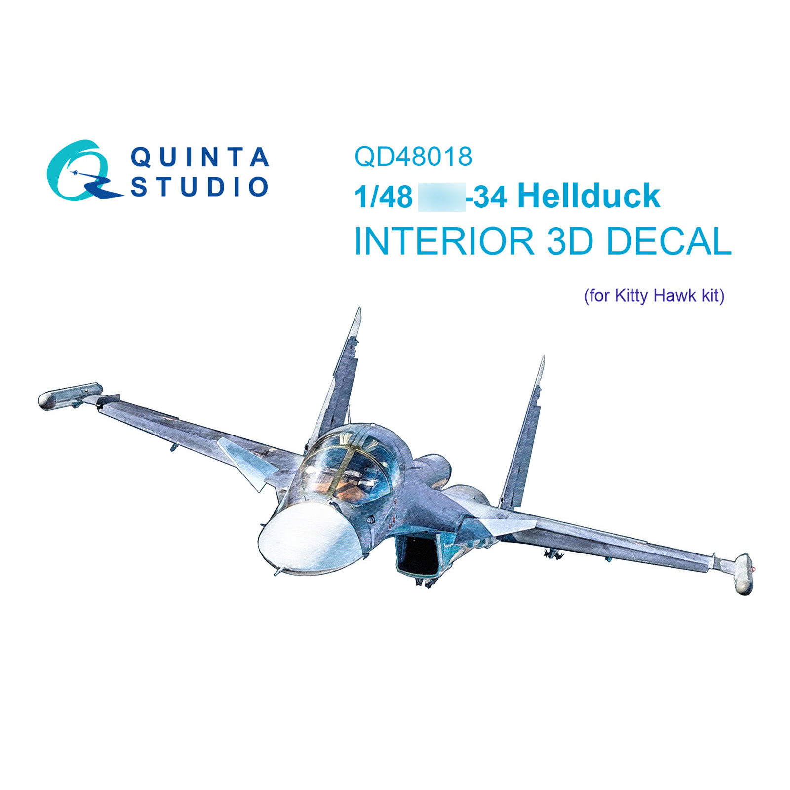 QD48018 Quinta Studio 1/48 3D Interior Decal Sukhoi-34 (KittyHawk)