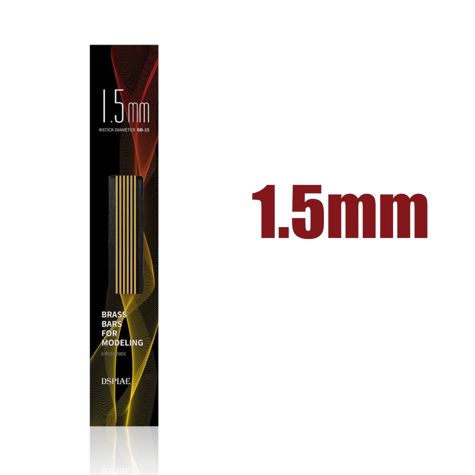 BB-1.5 DSPIAE Brass Rods for 1.5mm Modeling