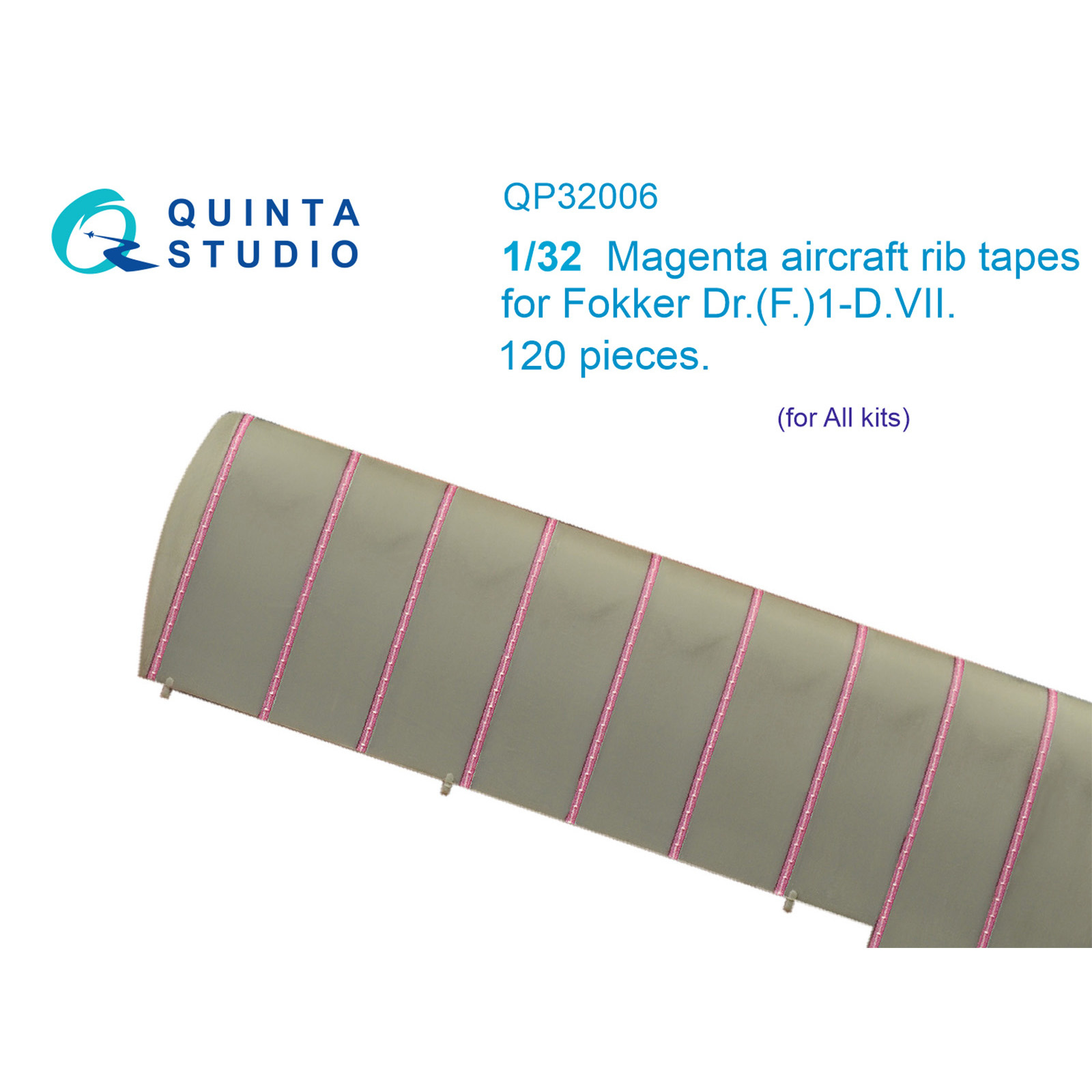 QP32006 Quinta Studio 1/32 Pink Keeper Tapes Dr.(F)I-D.VII (for any models)