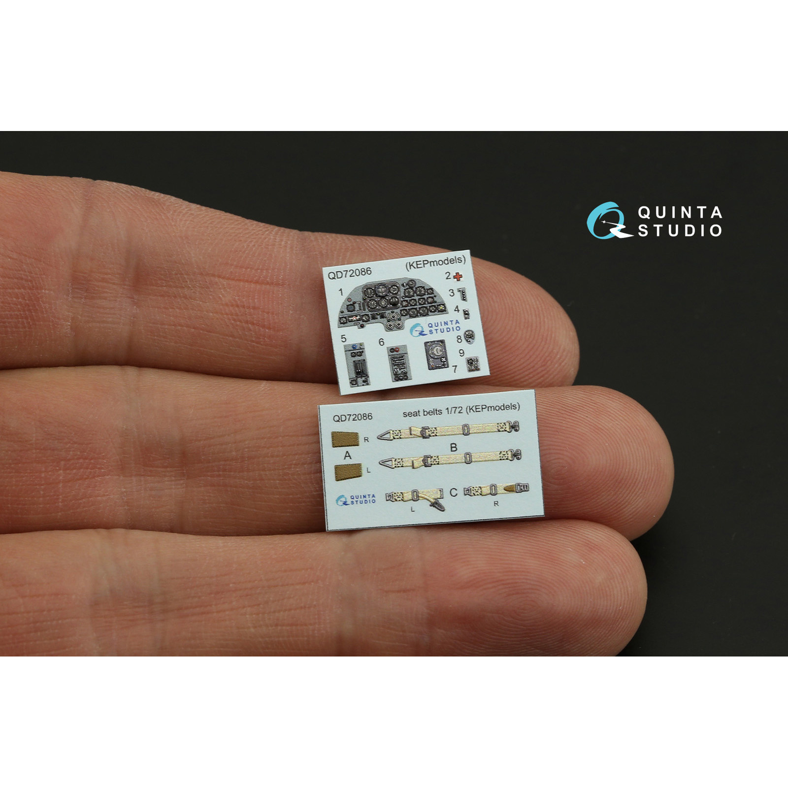 QD72086 Quinta Studio 1/72 3D Cabin Interior Decal MiGG-9 (KEPmodels)