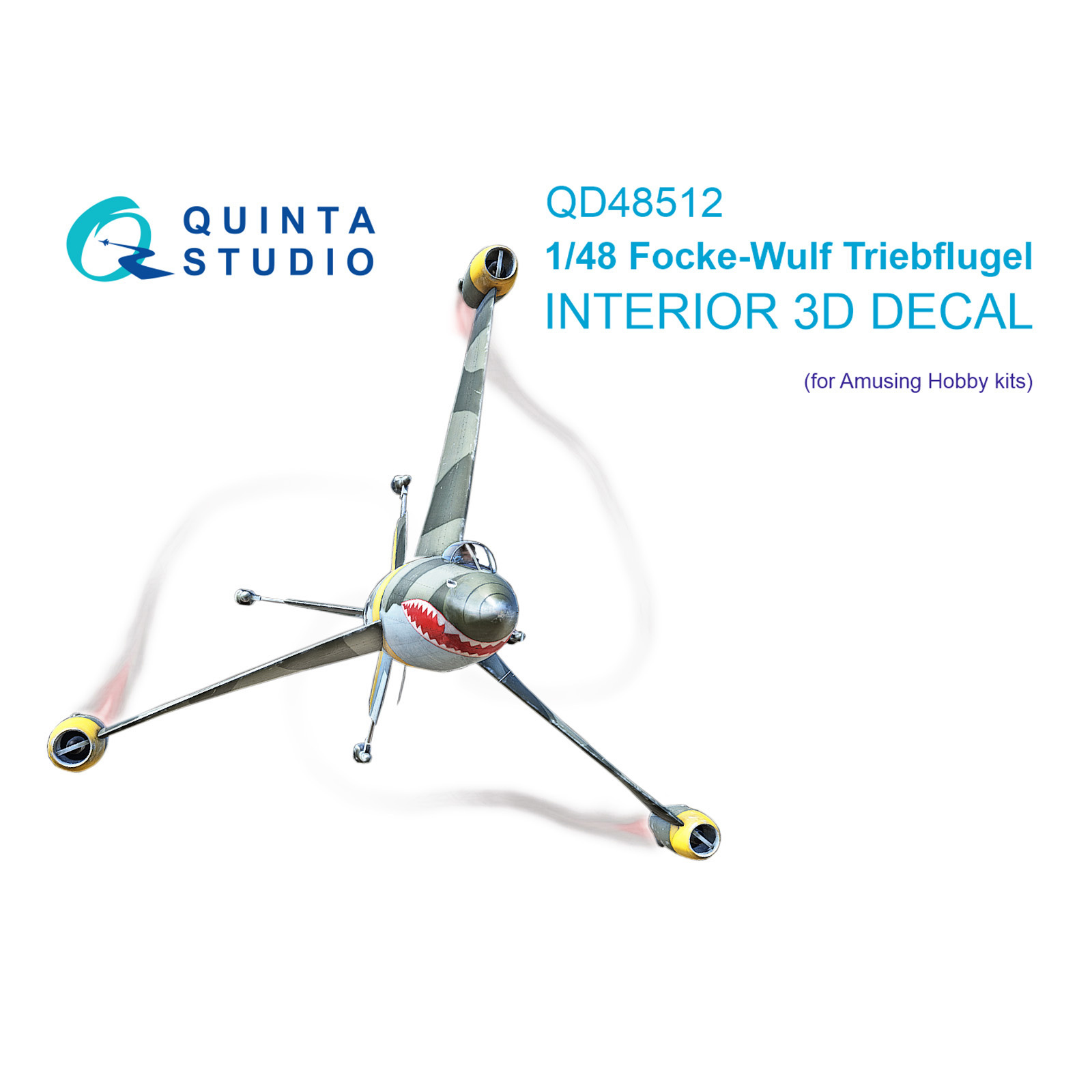 QD48512 Quinta Studio 1/48 3D Декаль интерьера для FW Triebflugel (Amusing Hobby)