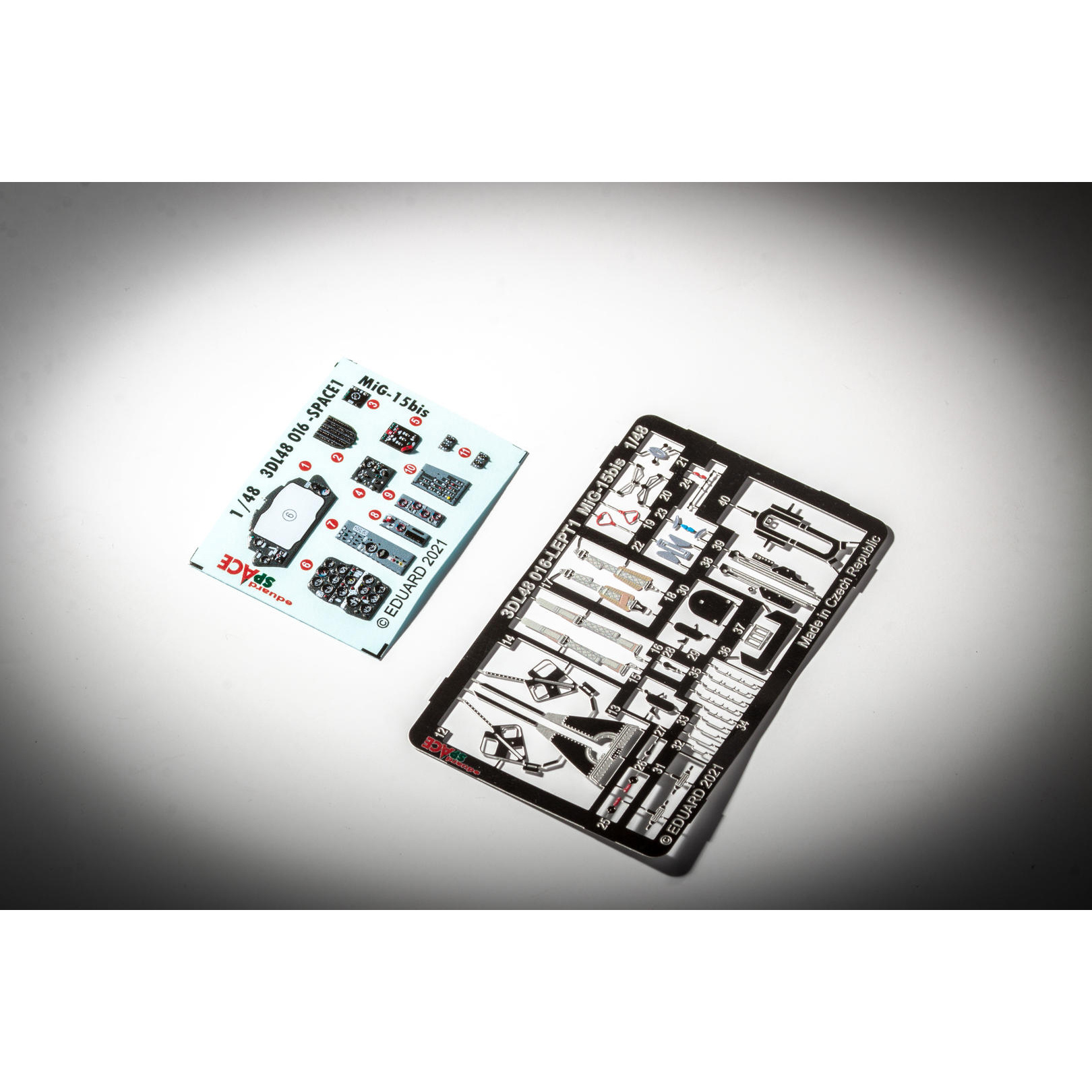 3DL48016 Eduard 1/48 3D Decals for MiGG-15bis SPACE