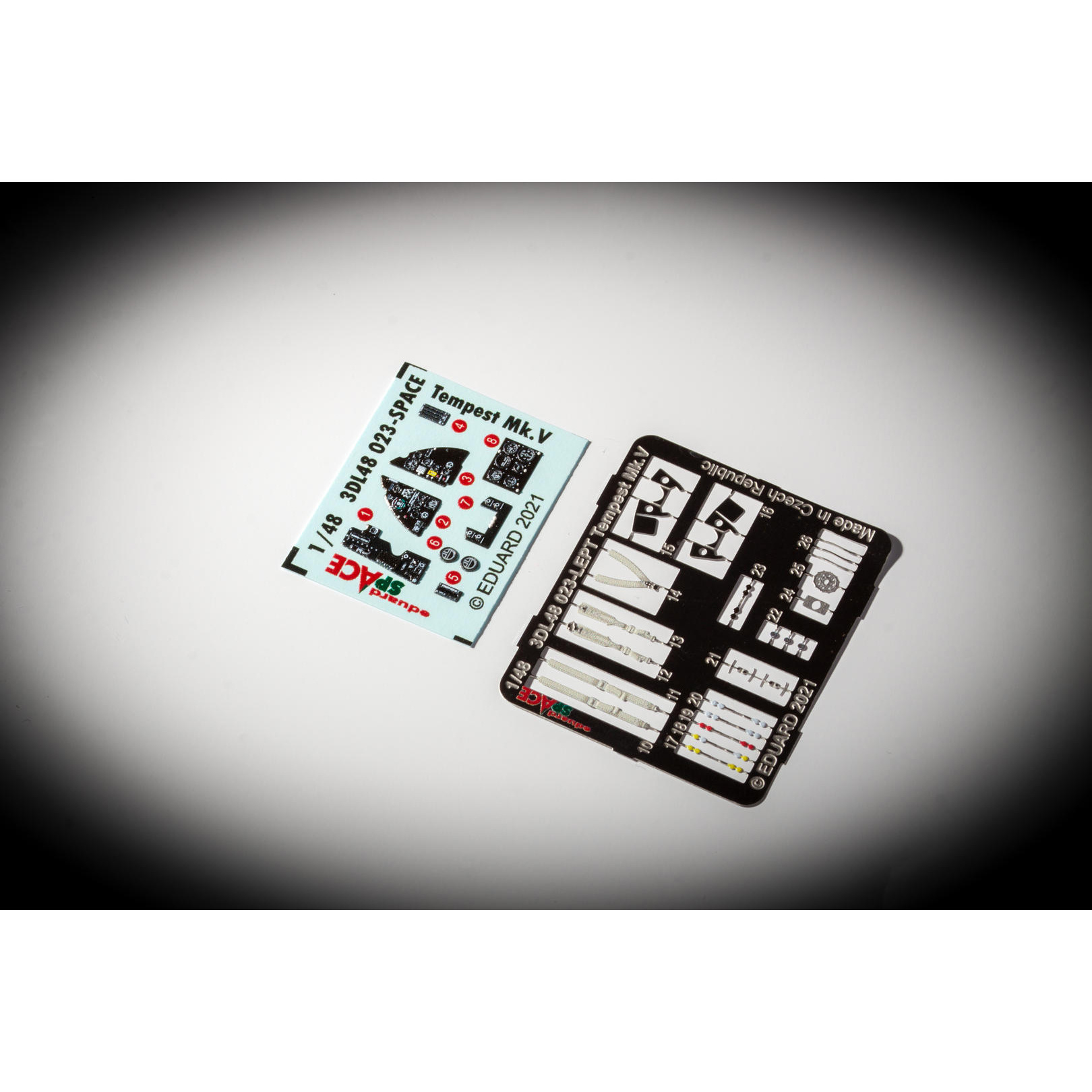 3DL48023 Eduard 1/48 3D decal for Tempest Mk. V SPACE