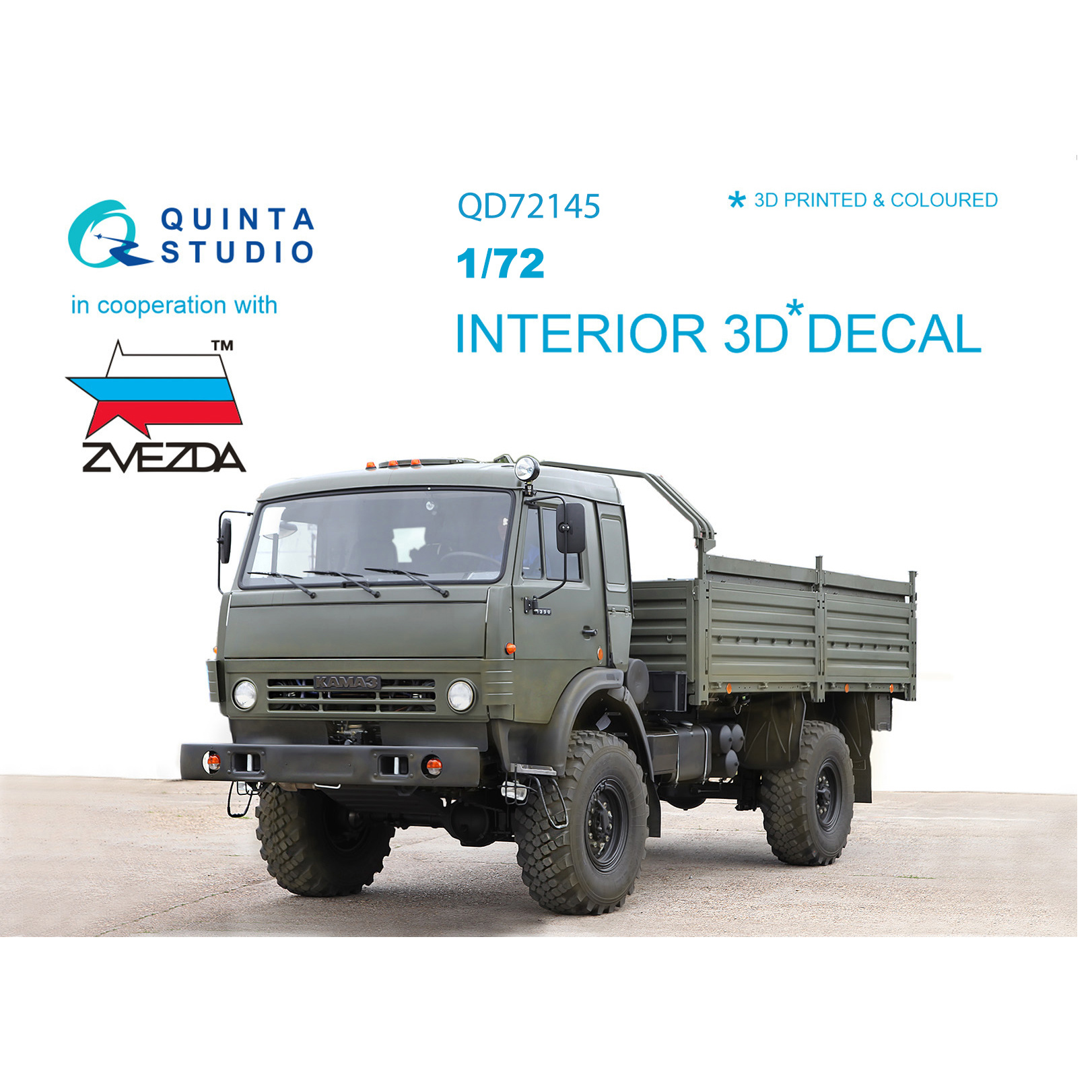 QD72145 Quinta Studio 1/72 3D Декаль интерьера кабины для модели Zvezda арт. 5074