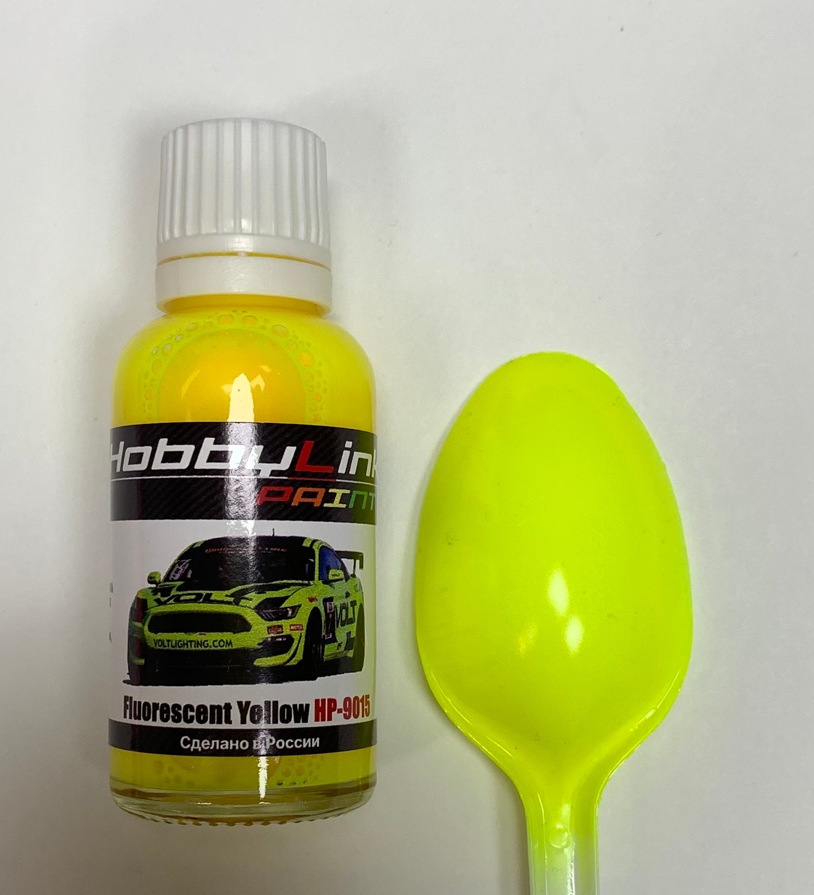 HP-9015 HobbyLink Краска Fluorescent Yellow
