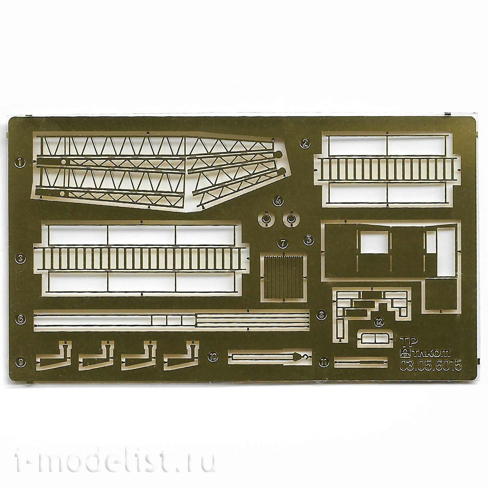 6015 Takom 1/350 Пирс плавучего моста + 8 вспомогательных суtoв