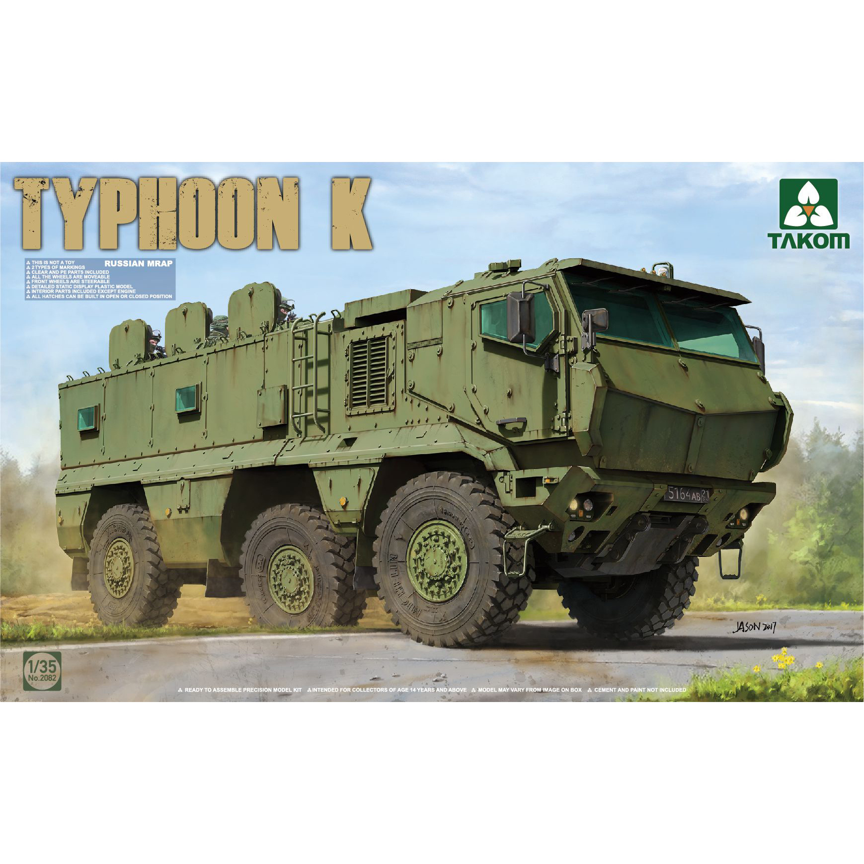 2082 Takom 1/35 Russian MRAP Typhoon-K