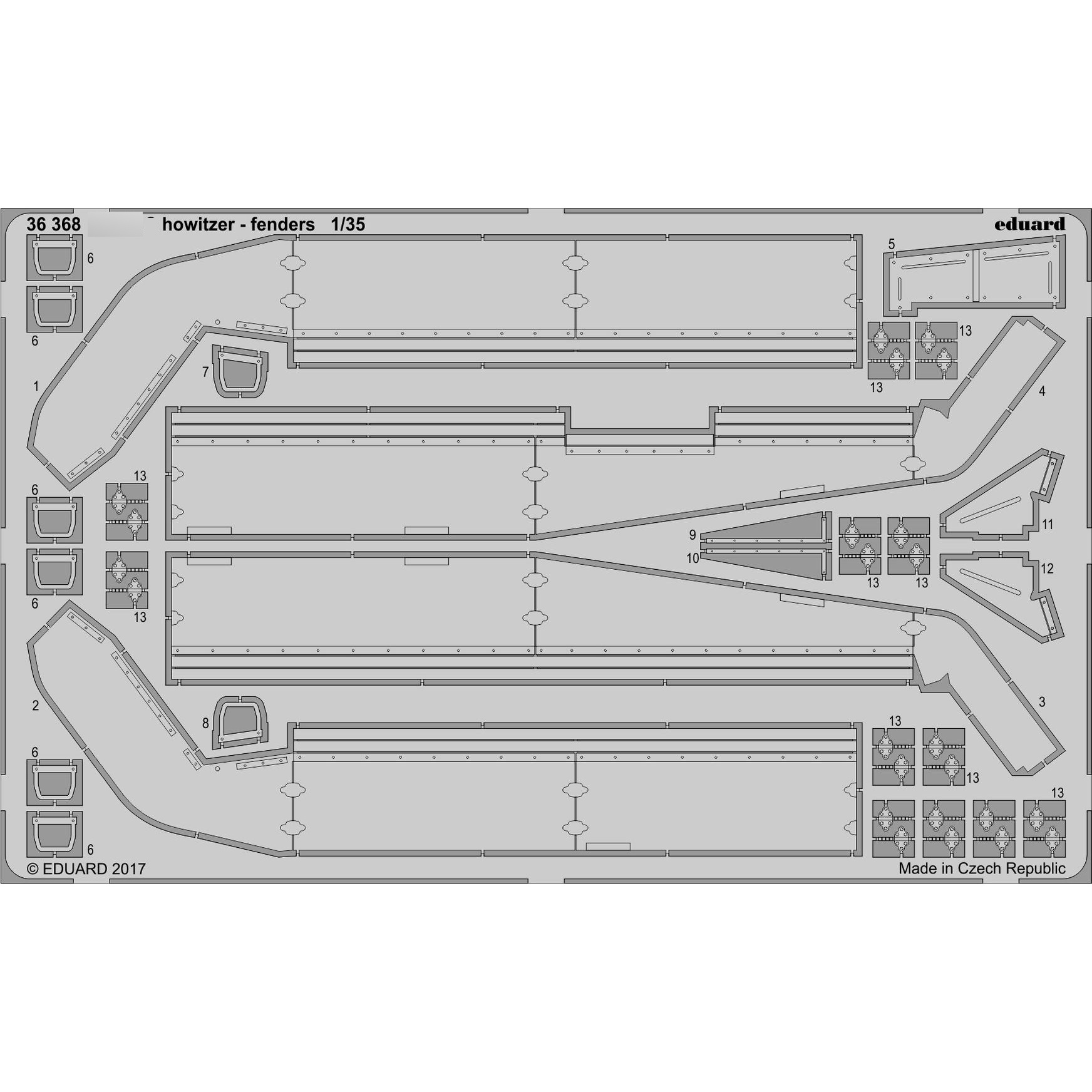 36368 Eduard 1/35 photo-etched for With skirt