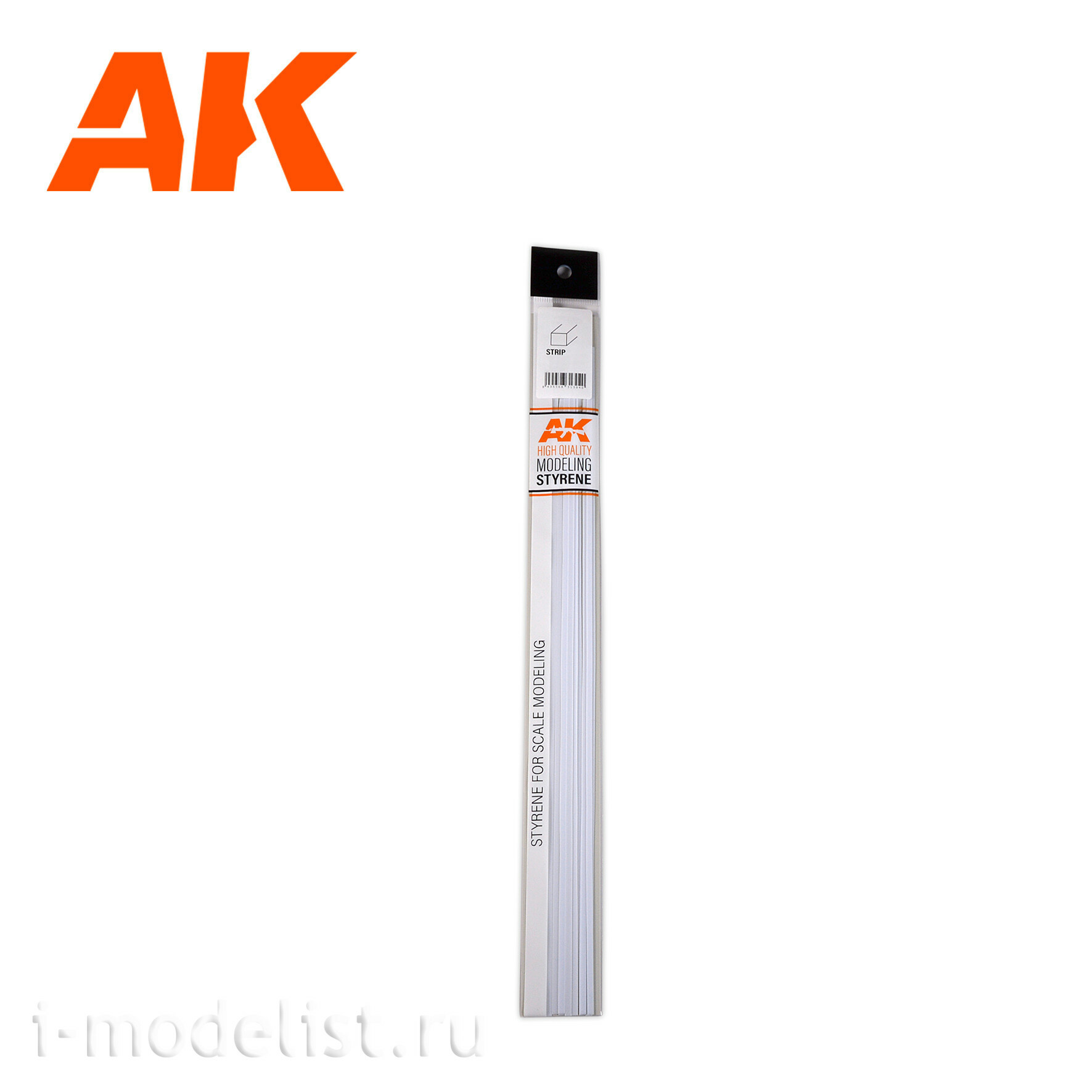 AK6528 AK Interactive Полоски 1.50 x 5.00 x 350 мм – стирол - (9 штук)	