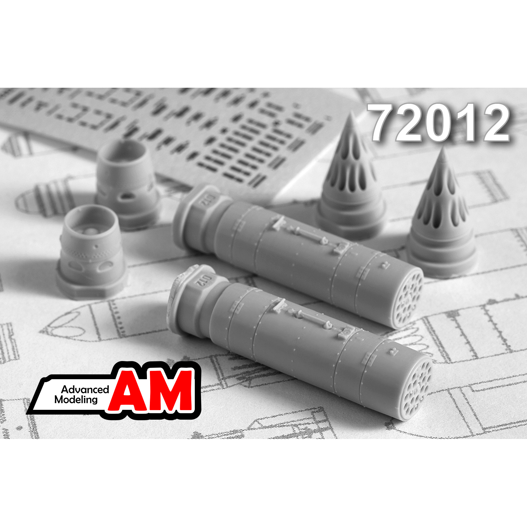 AMC72012 Advanced Modelling 1/72 Б-8М блок НАР