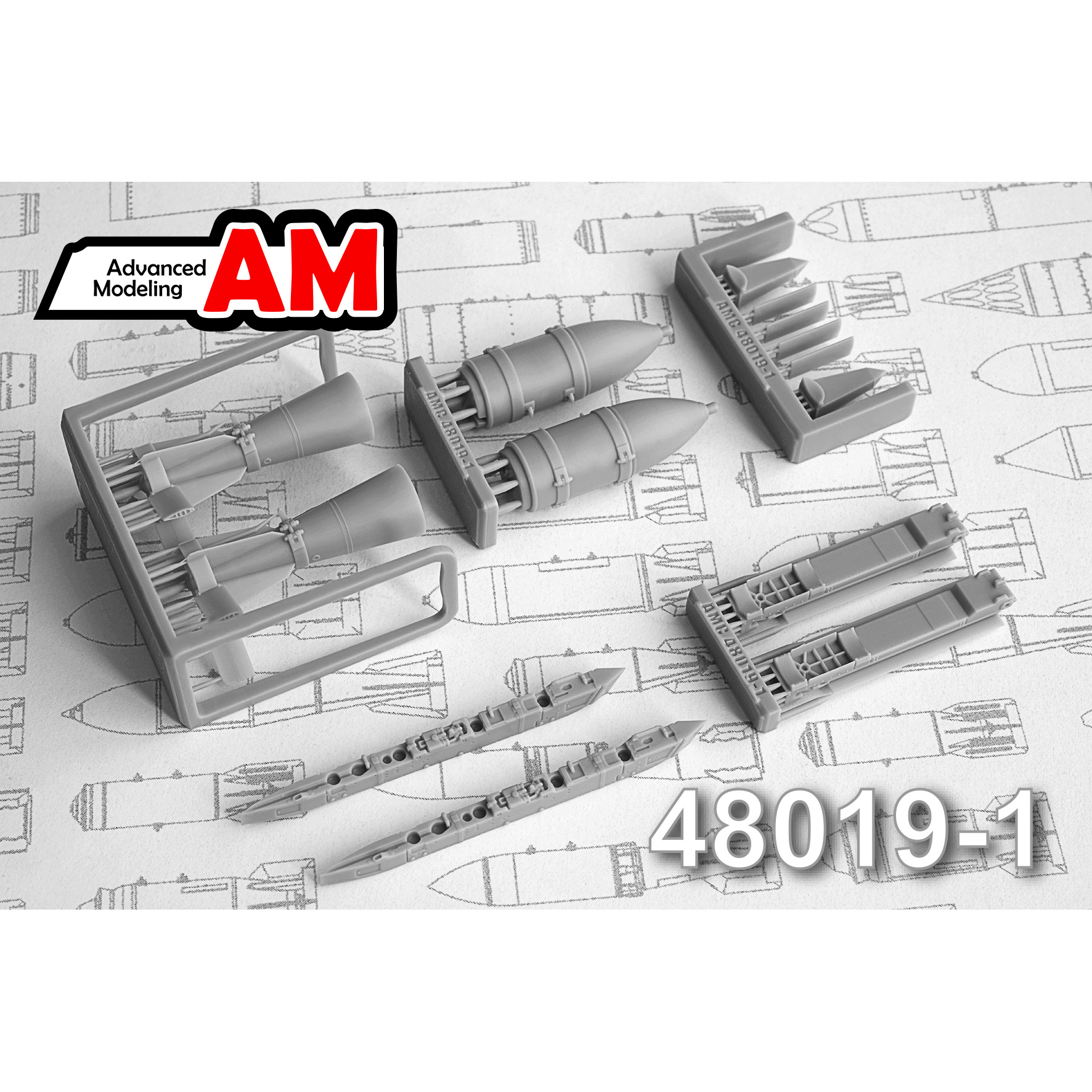 AMC48019-1 Advanced Modelling 1/48 ФАБ-500 М-62 c модулем УМПК