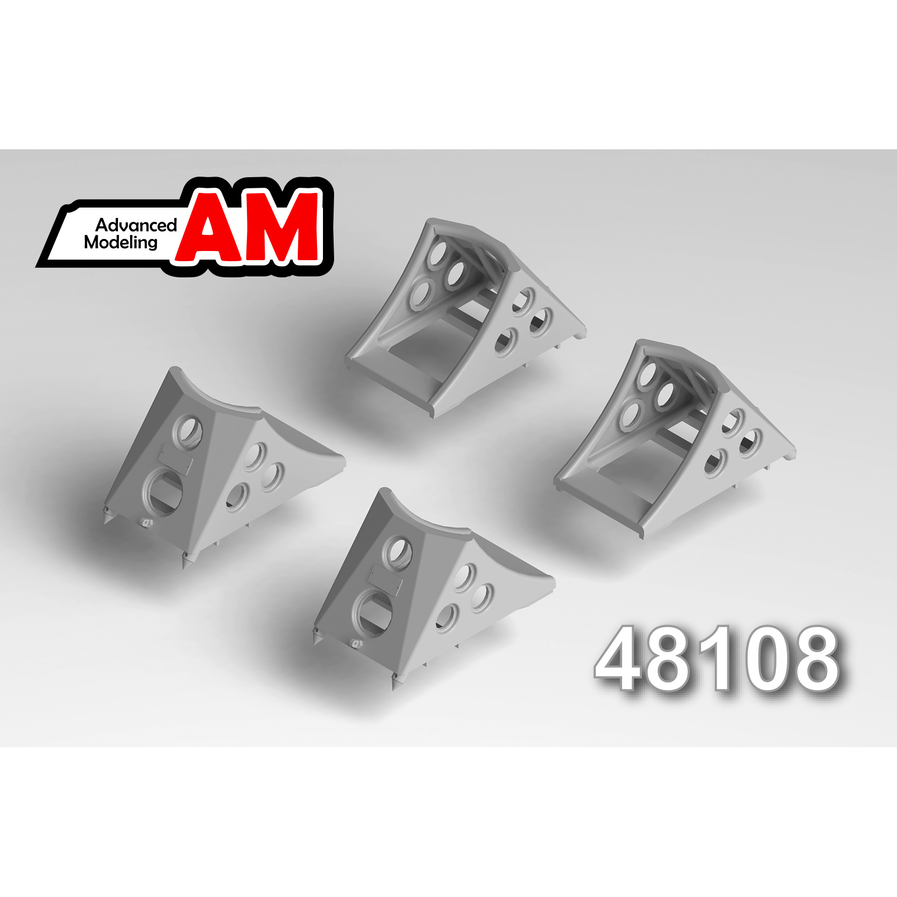 AMC48108 Advanced Modelling 1/48 Колодки под колеса шасси «средние»