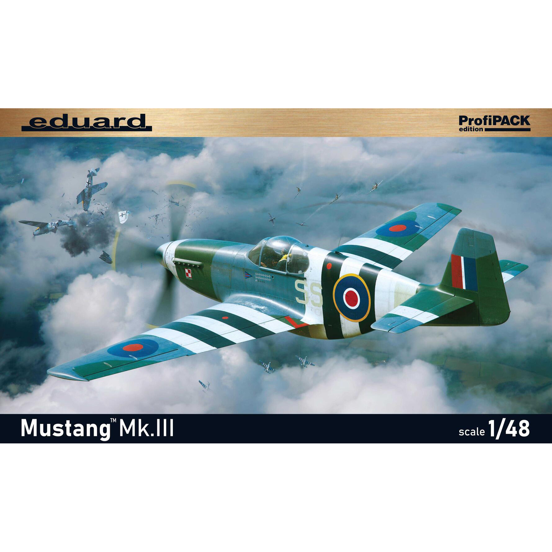 82109 Eduard 1/48 Американский истребитель Mustang Mk. III (ProfiPACK)