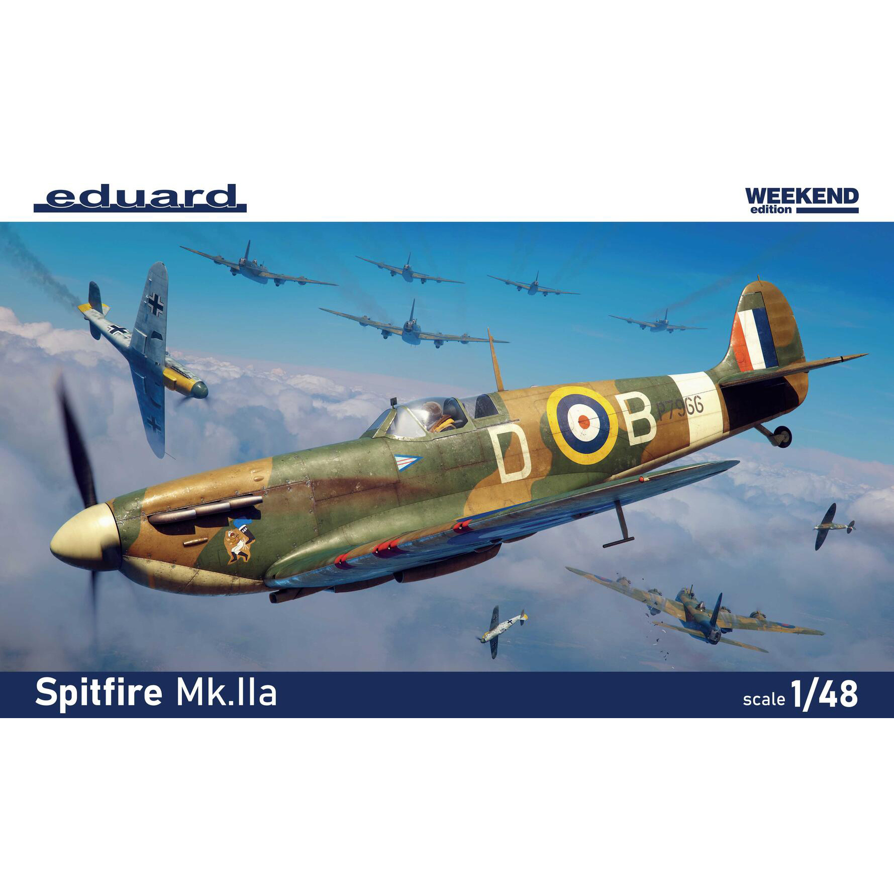 84206 Eduard 1/48 Американский истребитель Spitfire Mk. IIa (Weekend)