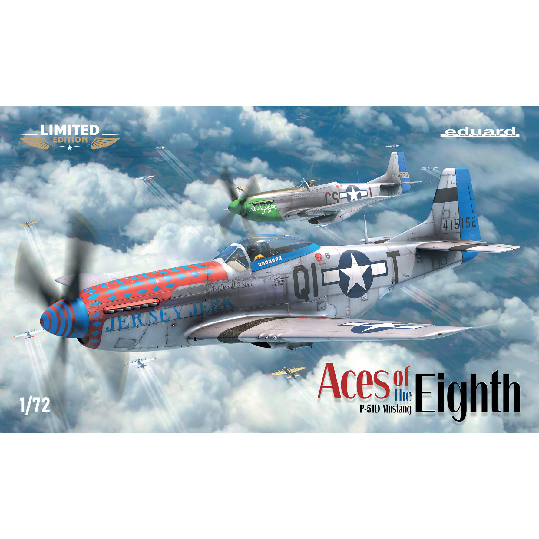 2147 Eduard 1/72 Двойной комбо-набор Aces of the Eighth