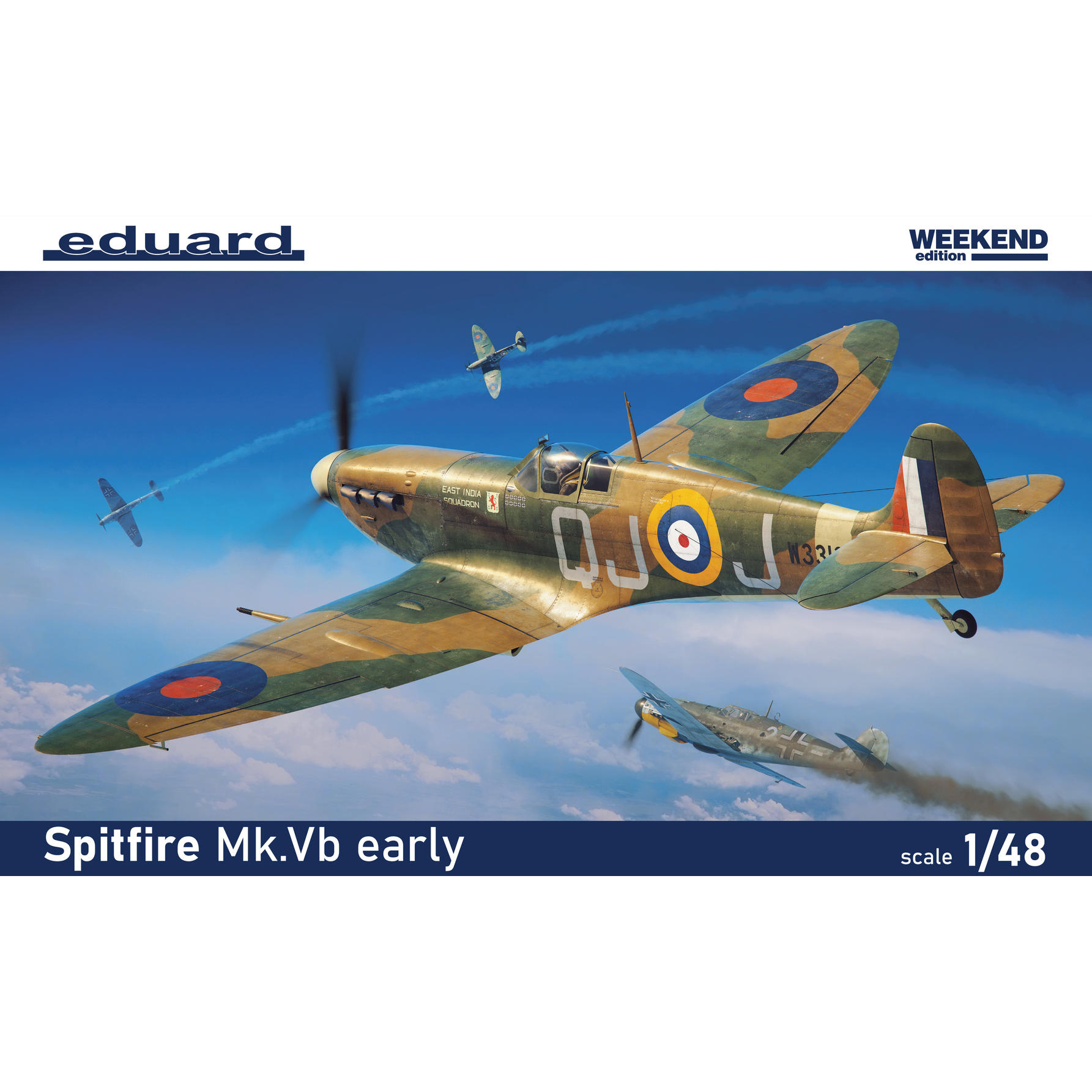 84198 Eduard 1/48 Британский истребитель Spitfire Mk. Vb ранний (Weekend)