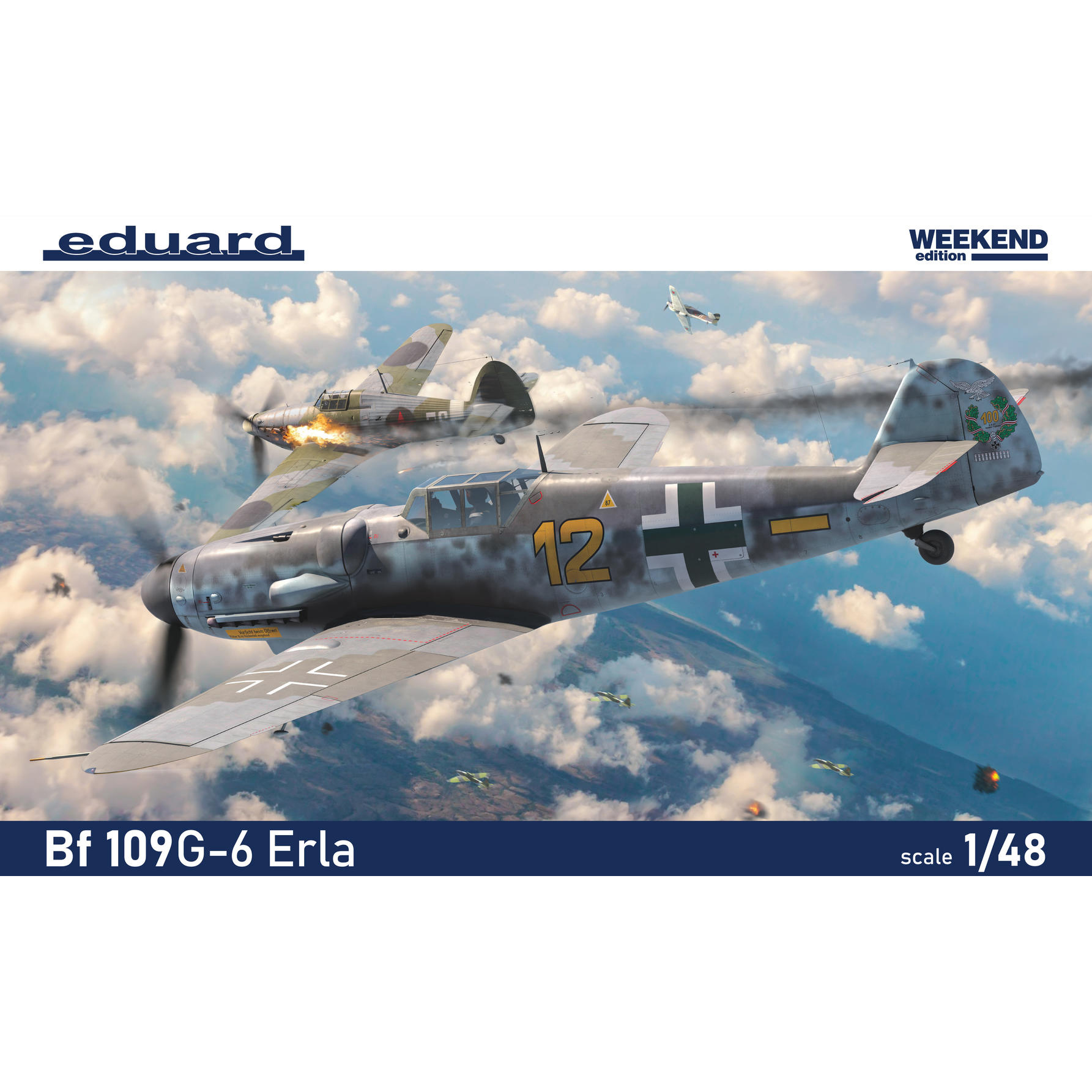 84201 Eduard 1/48 Notмецкий истребитель Bf 109G-6 Erla (Weekend)