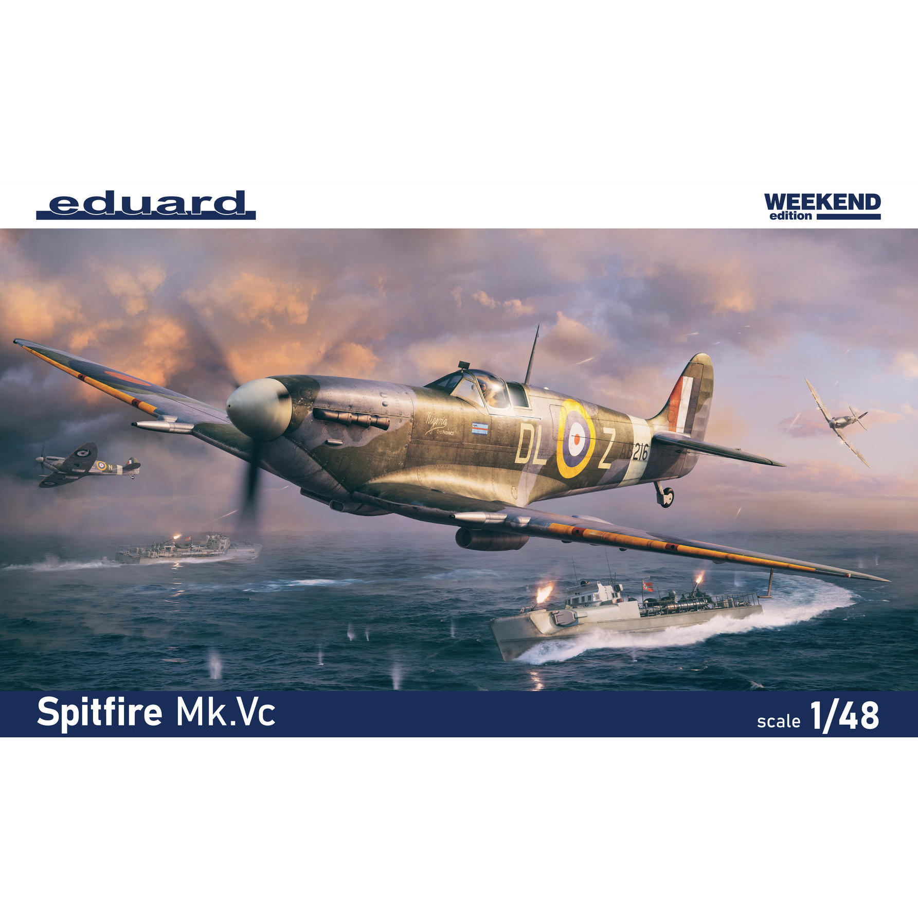 84192 Eduard 1/48 Британский истребитель Spitfire Mk. Vc (Weekend)