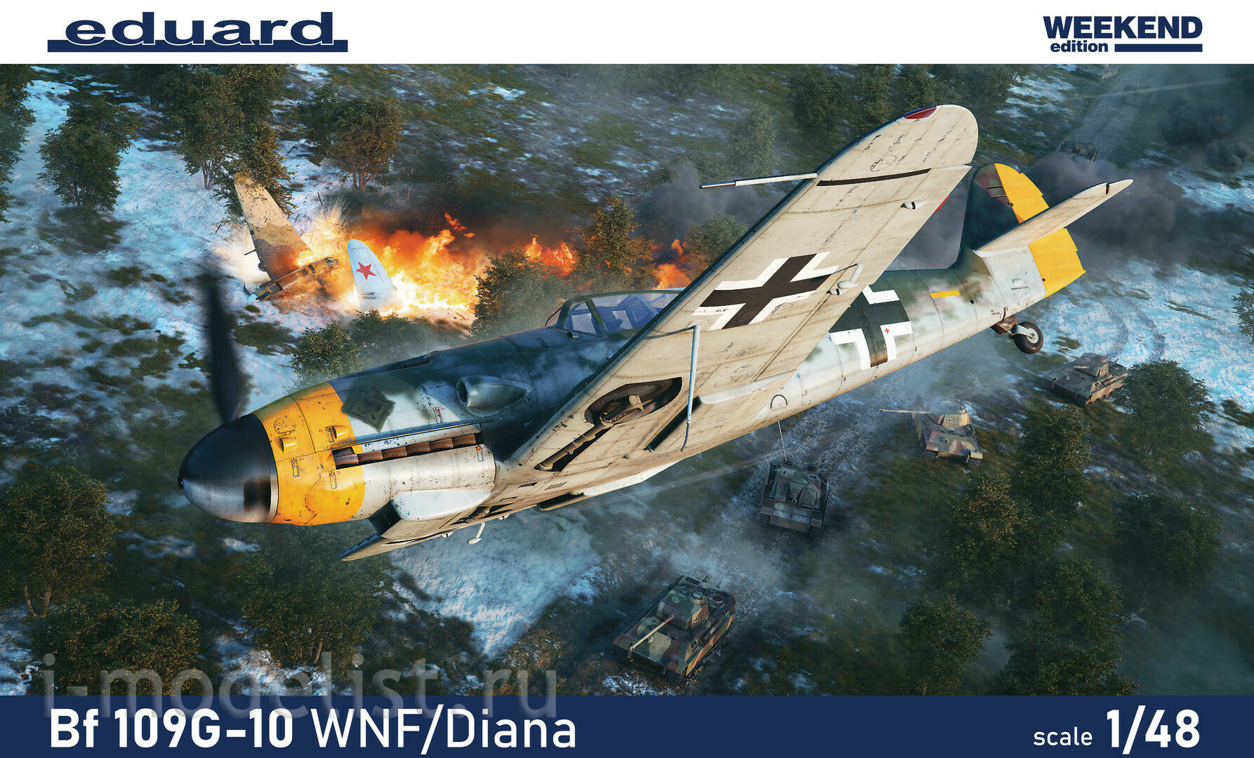 84182 Eduard 1/48 Fighter Bf 109G-10 Weekend Version