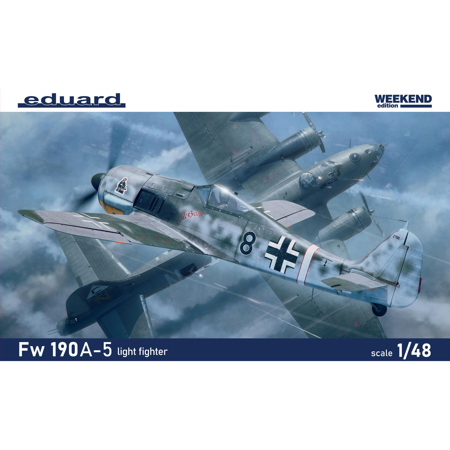 84118 Eduard 1/48 Notмецкий лёгкий истребитель Fw 190A-5 (Weekend)
