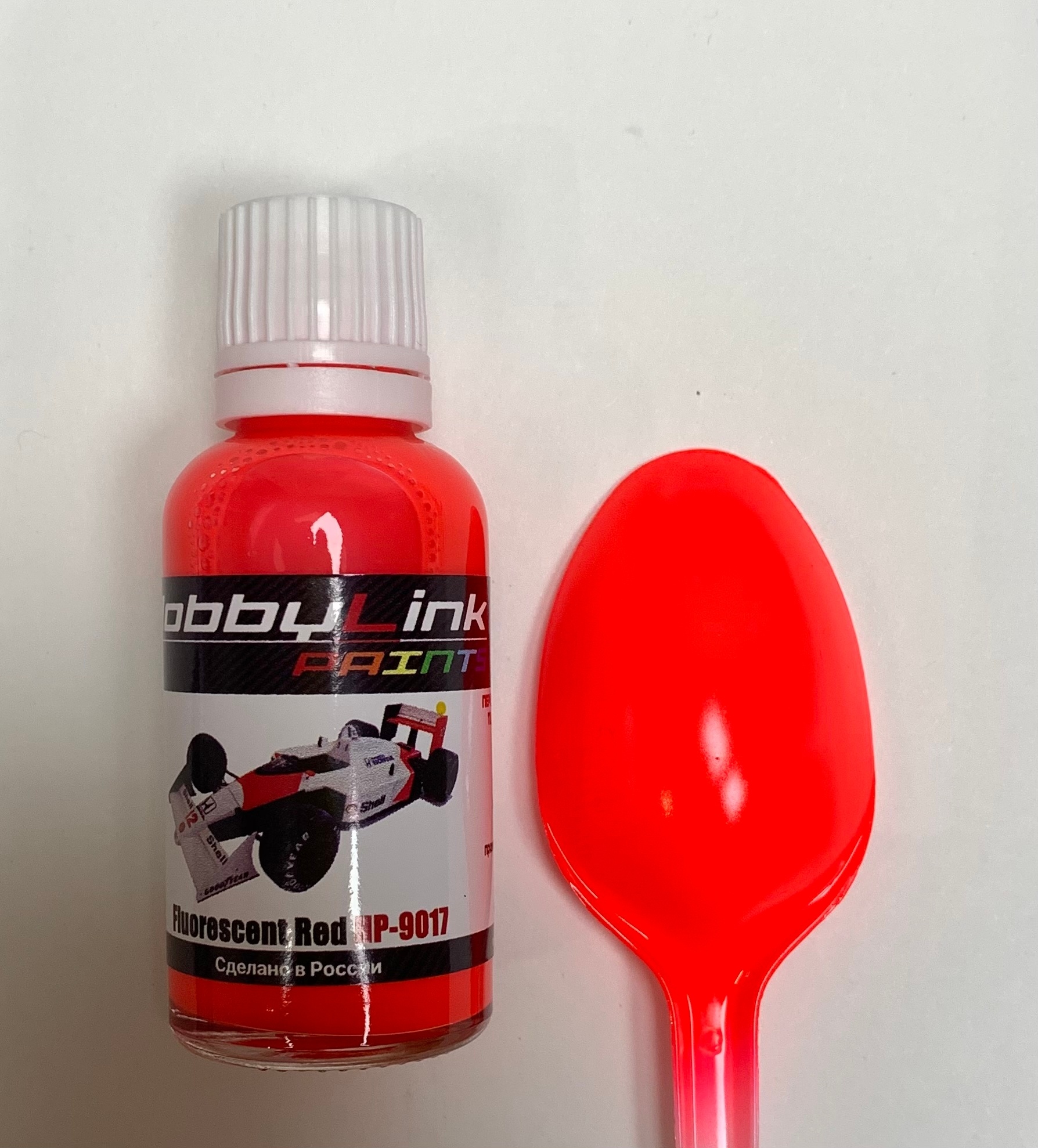 HP-9017 HobbyLink Краска Fluorescent Red
