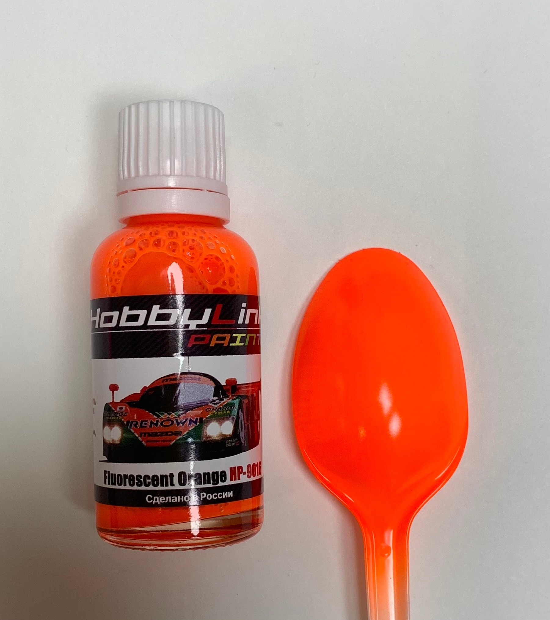 HP-9016 HobbyLink Краска Fluorescent Orange
