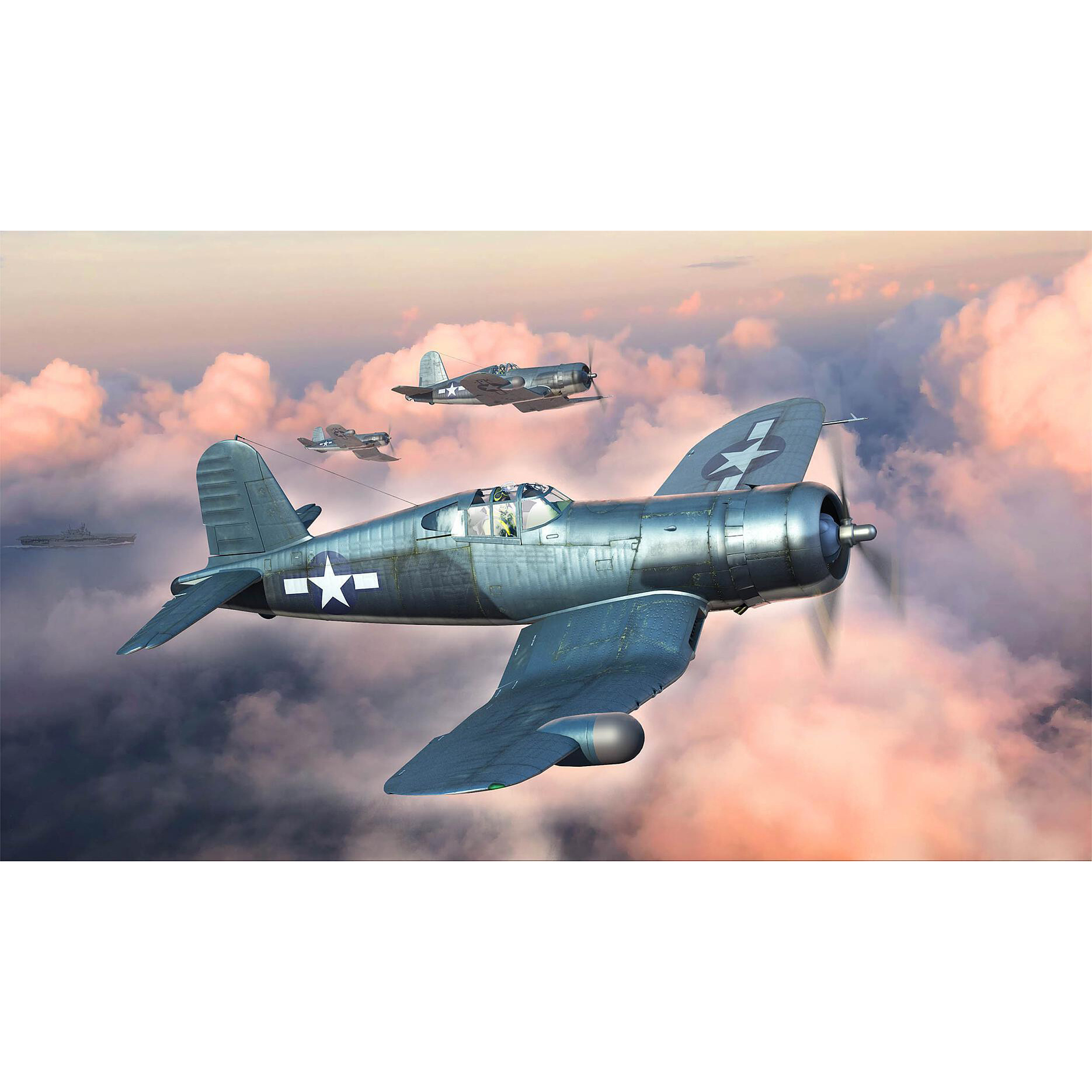 80385 HobbyBoss 1/48 F4U-2 Corsair Fighter 
