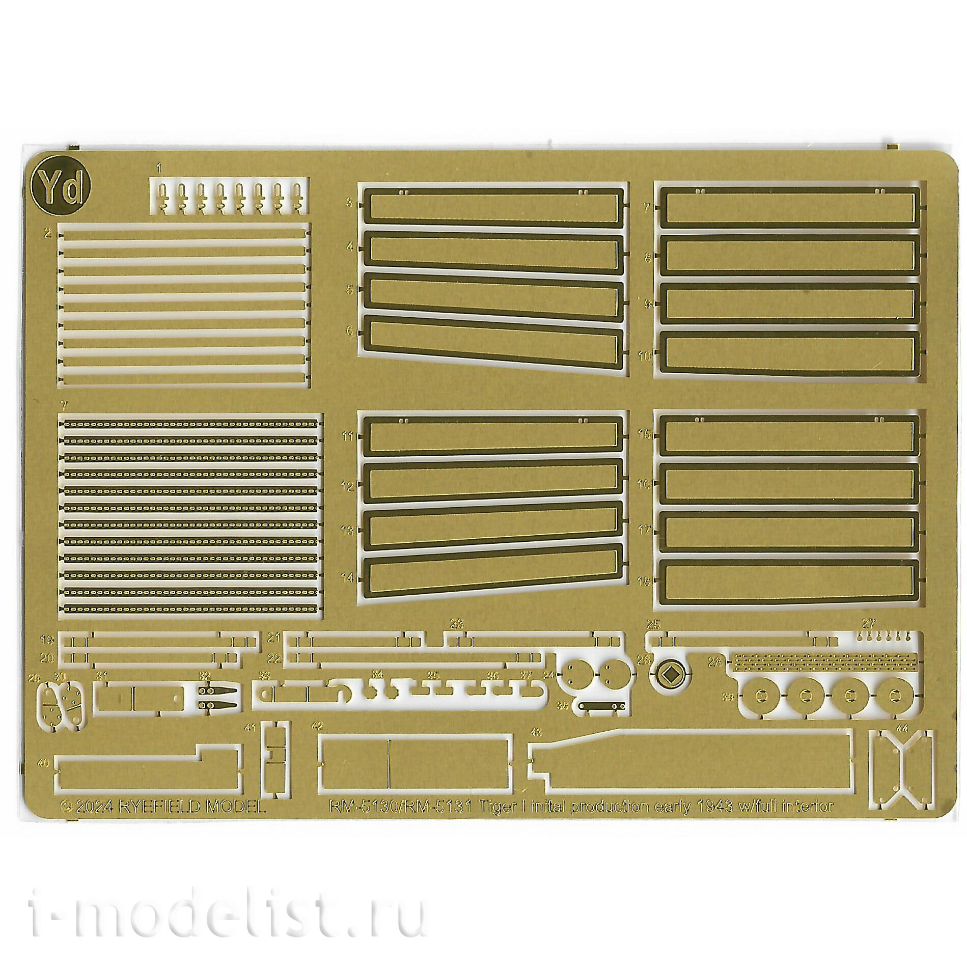 RM-5131 Rye Field Model 1/35 Pz.Kpfw. VI Ausf. E Tiger I ранний (Upgrade-версия с полным интерьером)