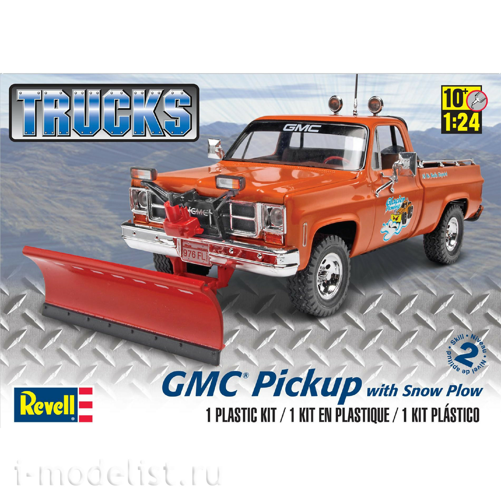 Revell 17222 GMC Pickup with Snow Plow Bausatz 1:25