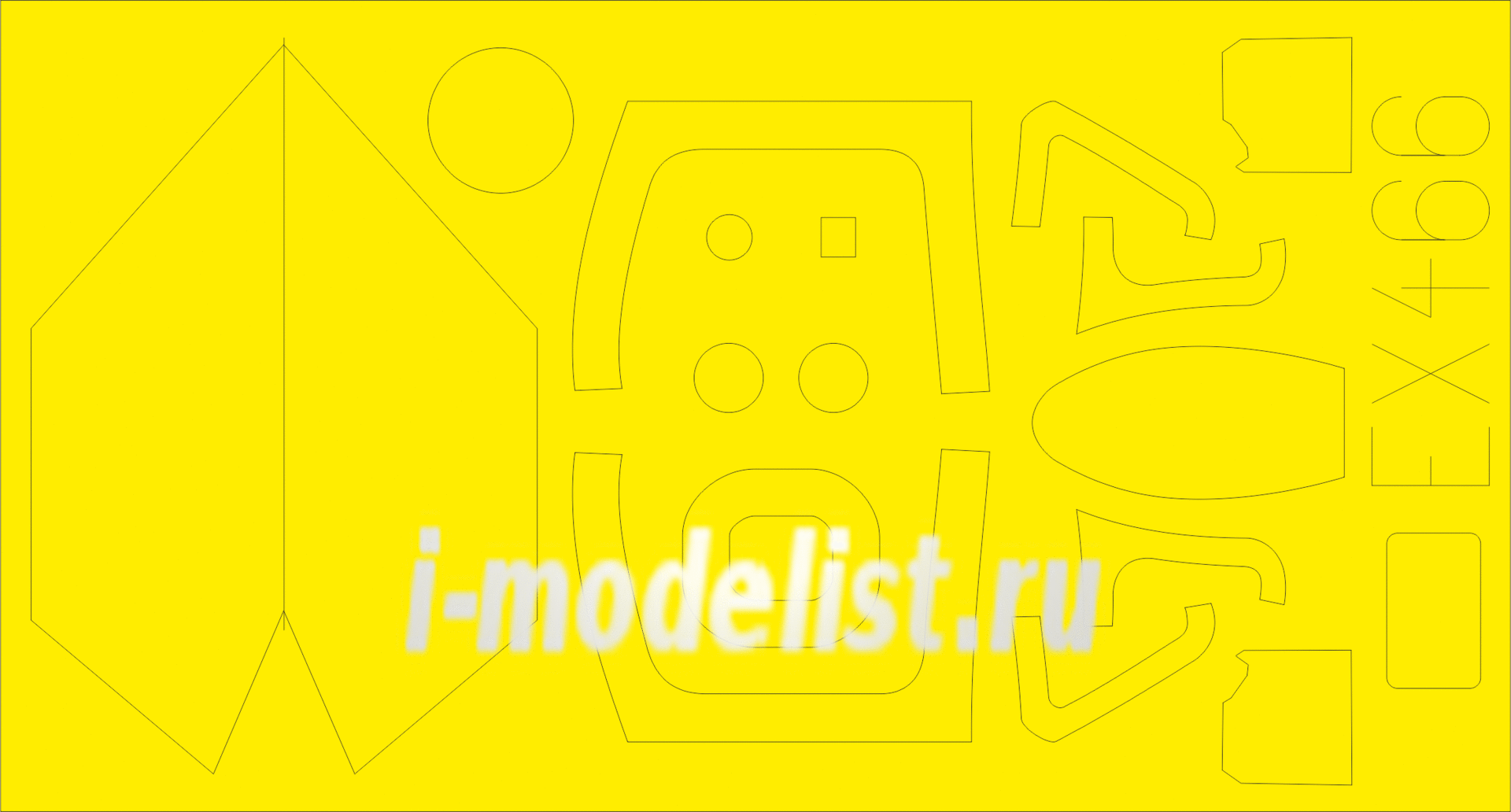 EX466 Edward 1/48 painting mask Set for MiG-21MFN