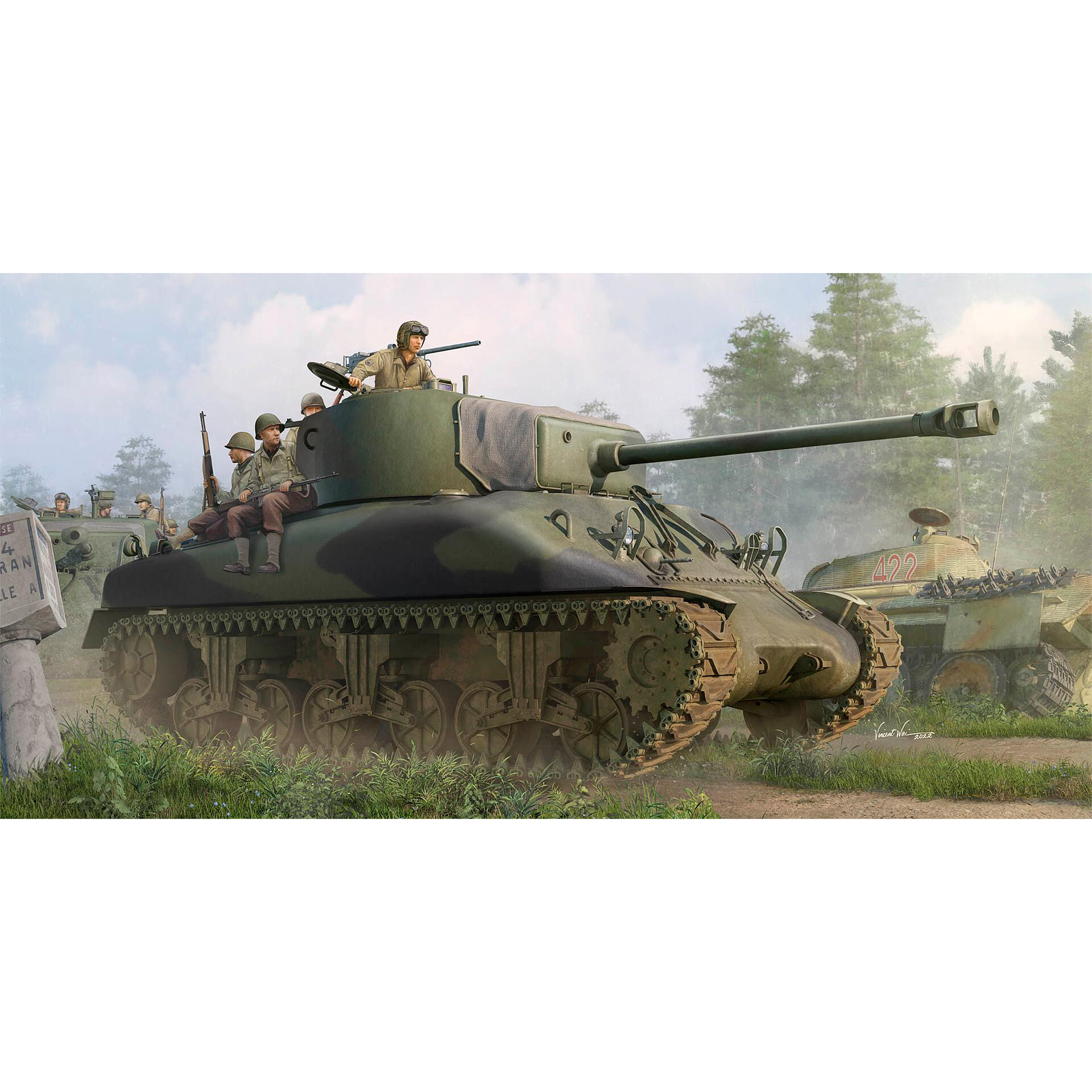 61616 I Love Kit 1/16 Средний танк M4A1(76)W