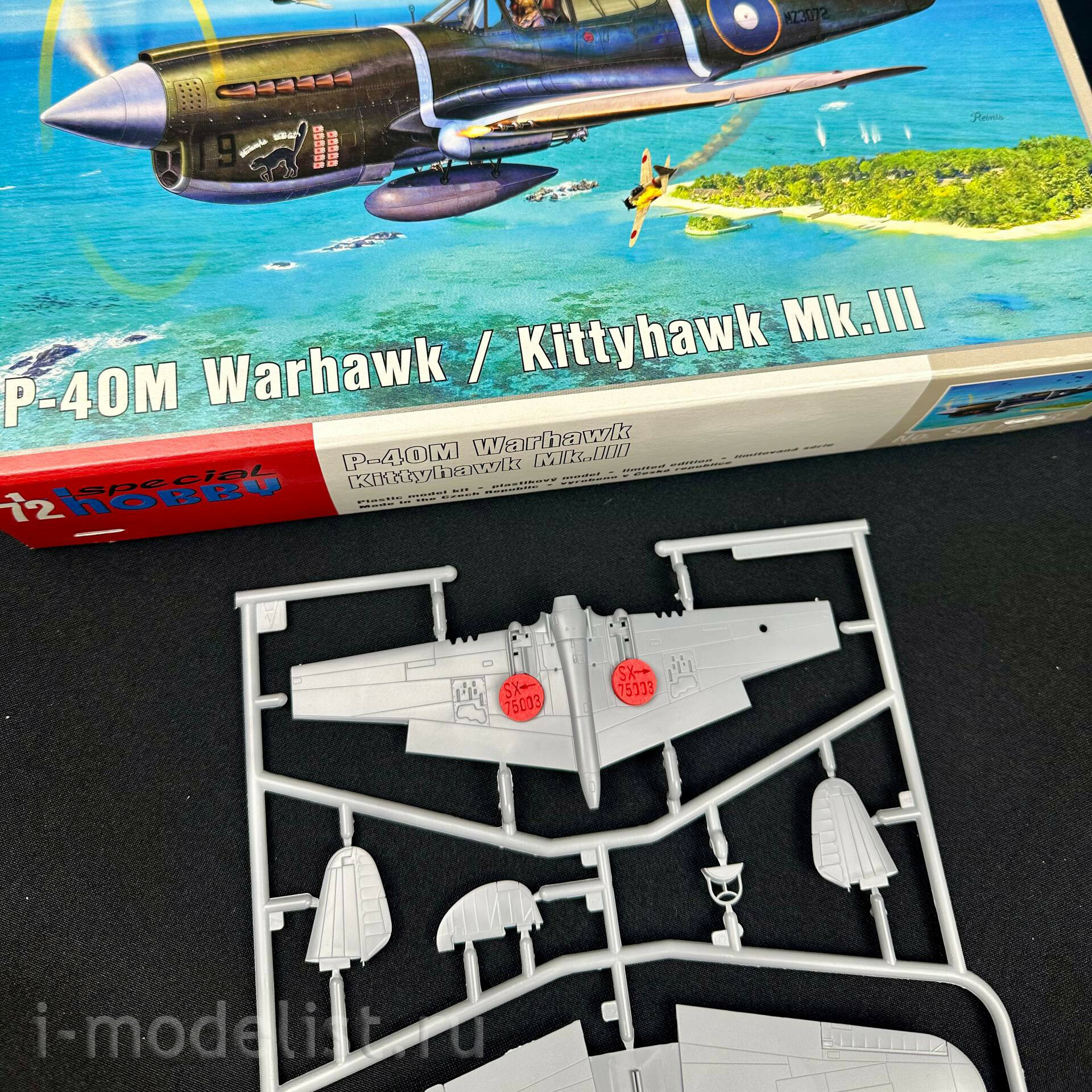 75003 SX-Art 1/72 Заглушки ниш для P-40 Warhawk (Special Hobby)